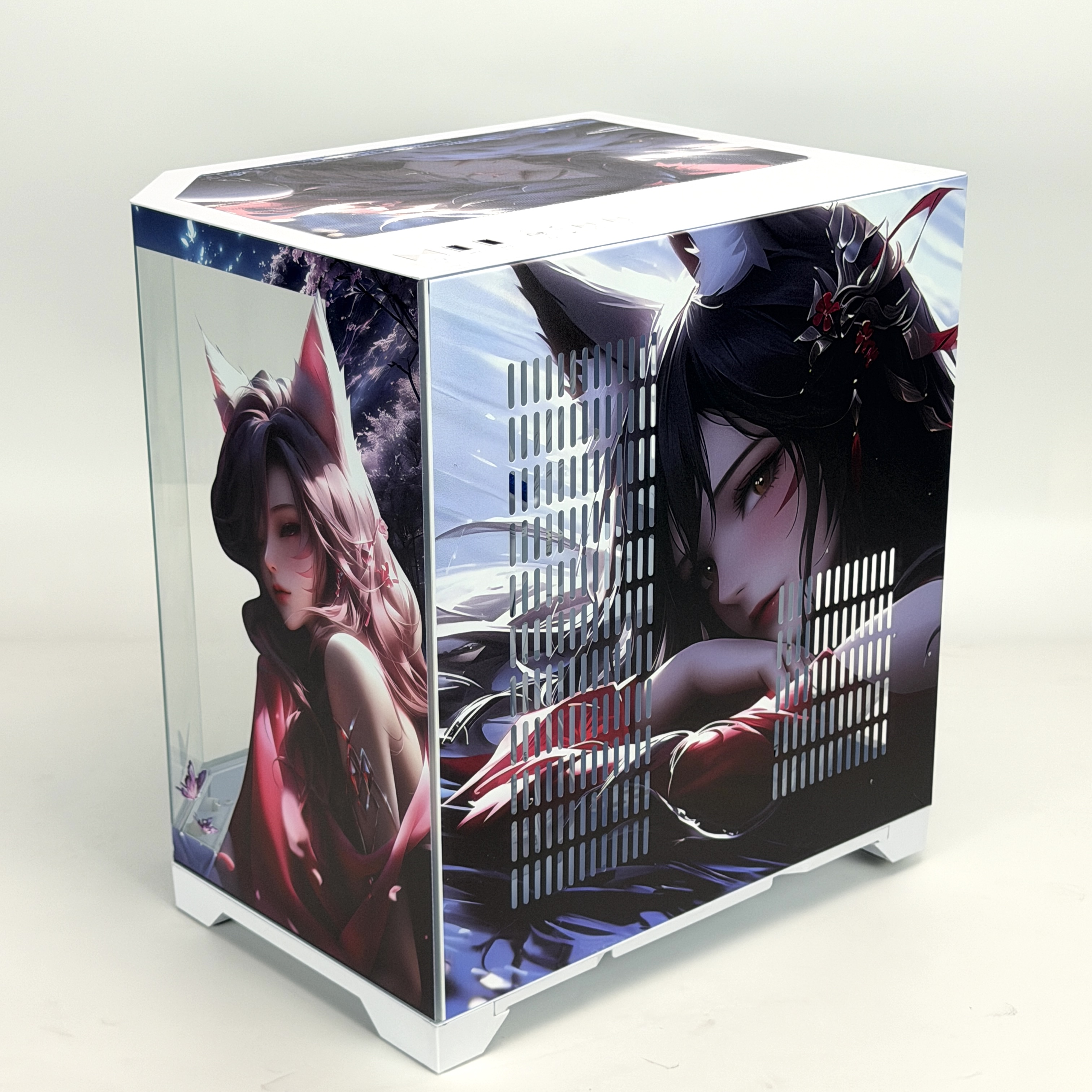 Корпус Ahri — League of Legends | mini-ATX | 7 вентиляторов | Белый