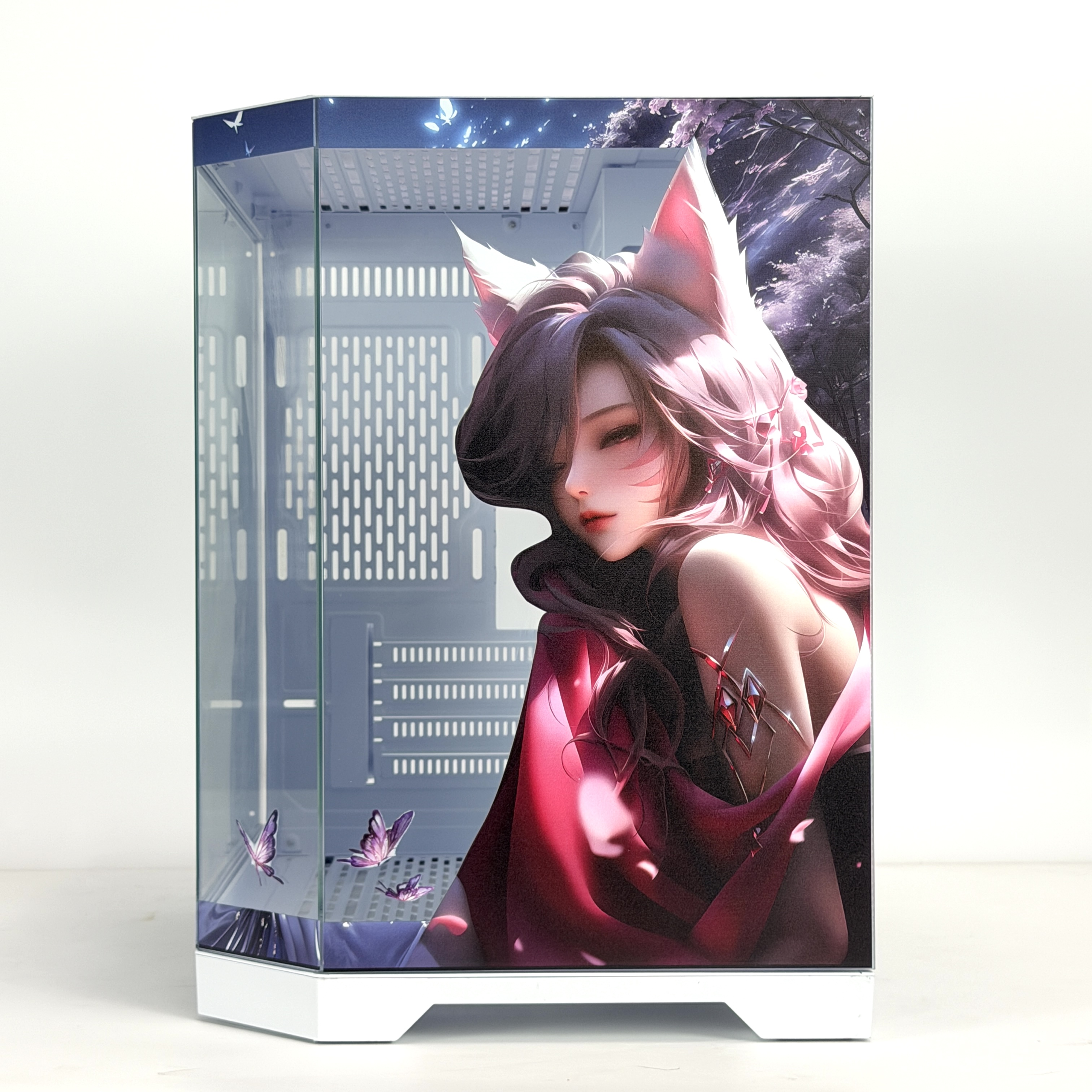 Корпус Ahri — League of Legends | ATX | 10 вентиляторов | Белый