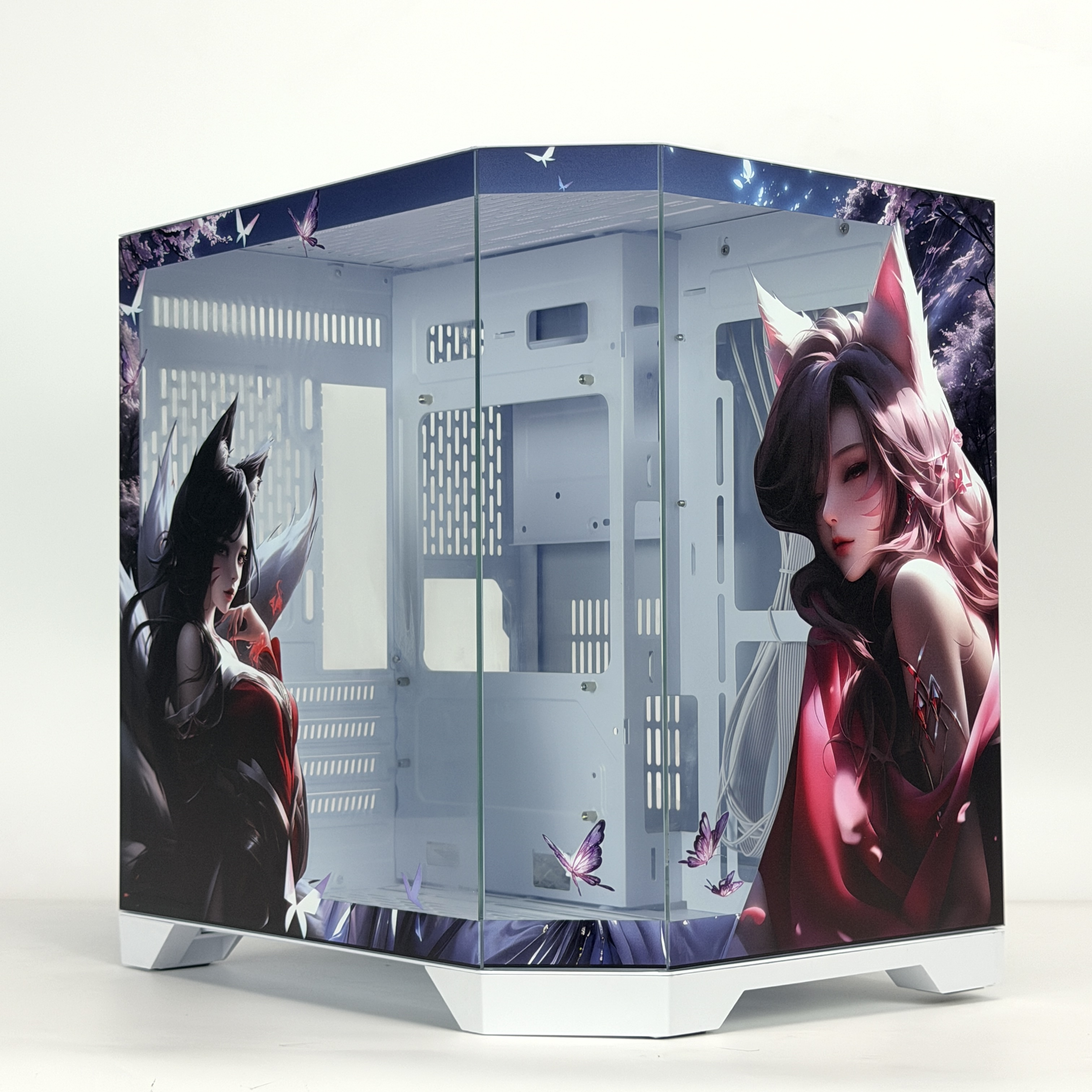 Корпус Ahri — League of Legends | ATX | 10 вентиляторов | Белый