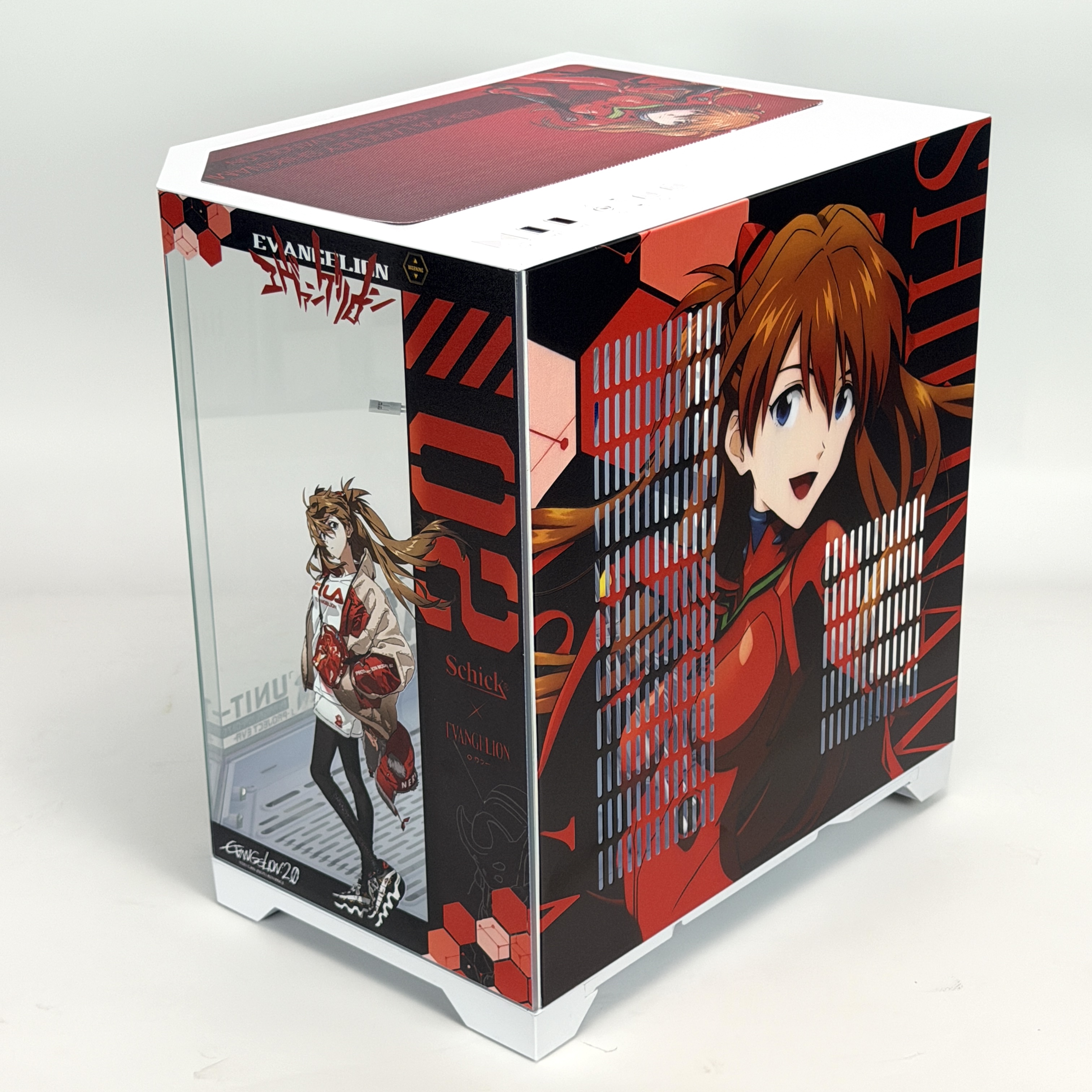 Корпус Asuka — Evangelion | mini-ATX | 7 вентиляторов | Белый