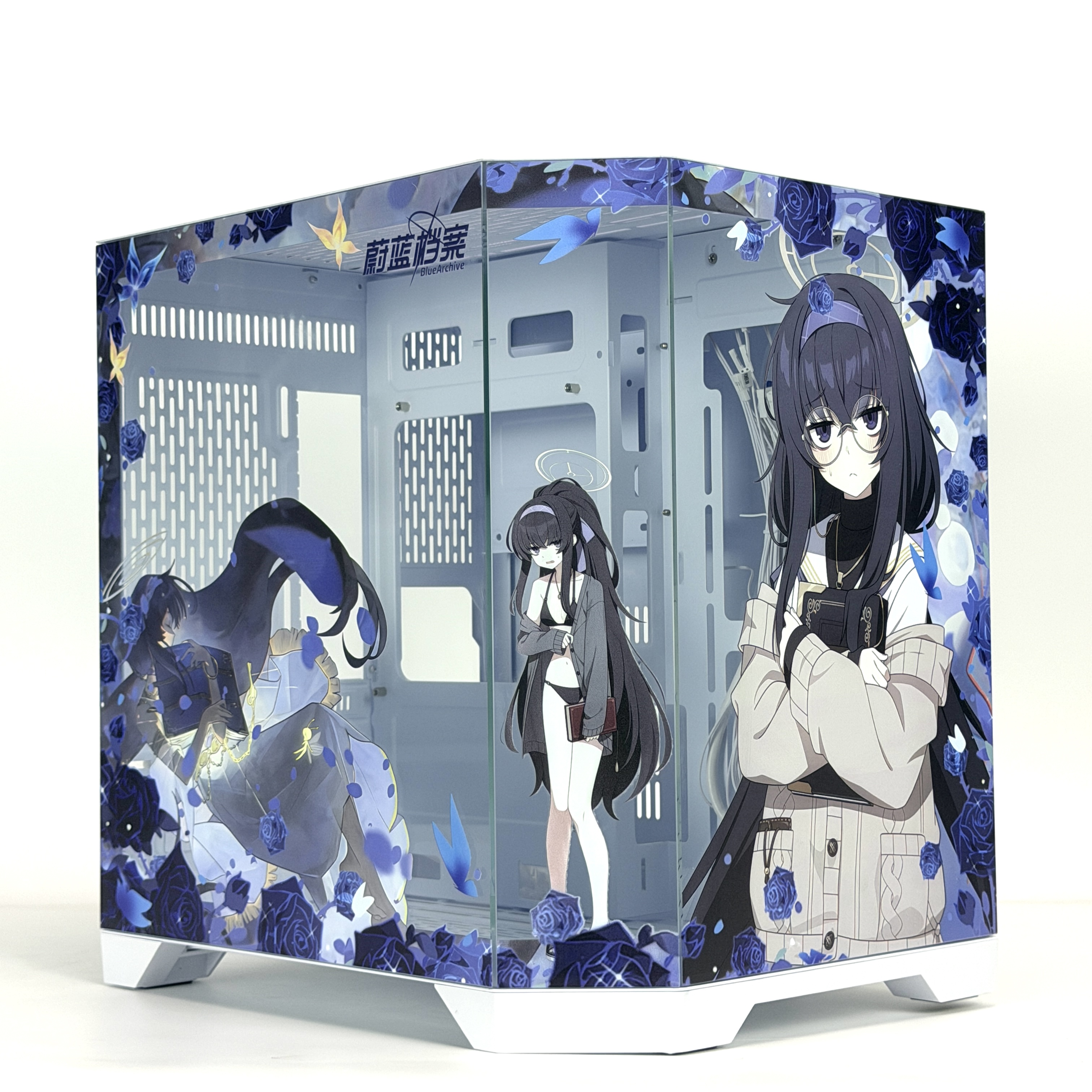 Корпус Kozeki Ui — Blue Archive | ATX | 10 вентиляторов | Белый