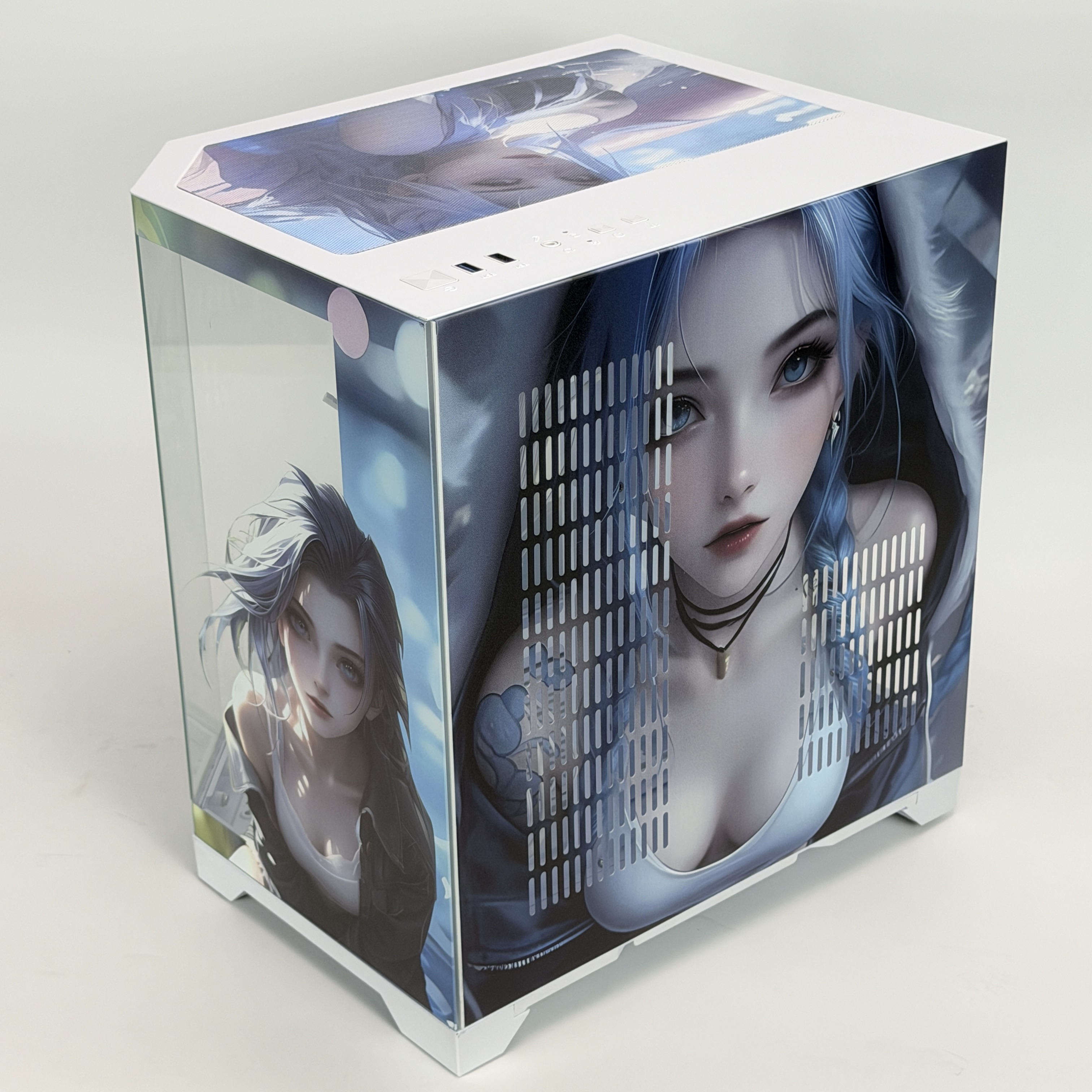 Корпус Jinx — League of Legends | mini-ATX | 7 вентиляторов | Белый