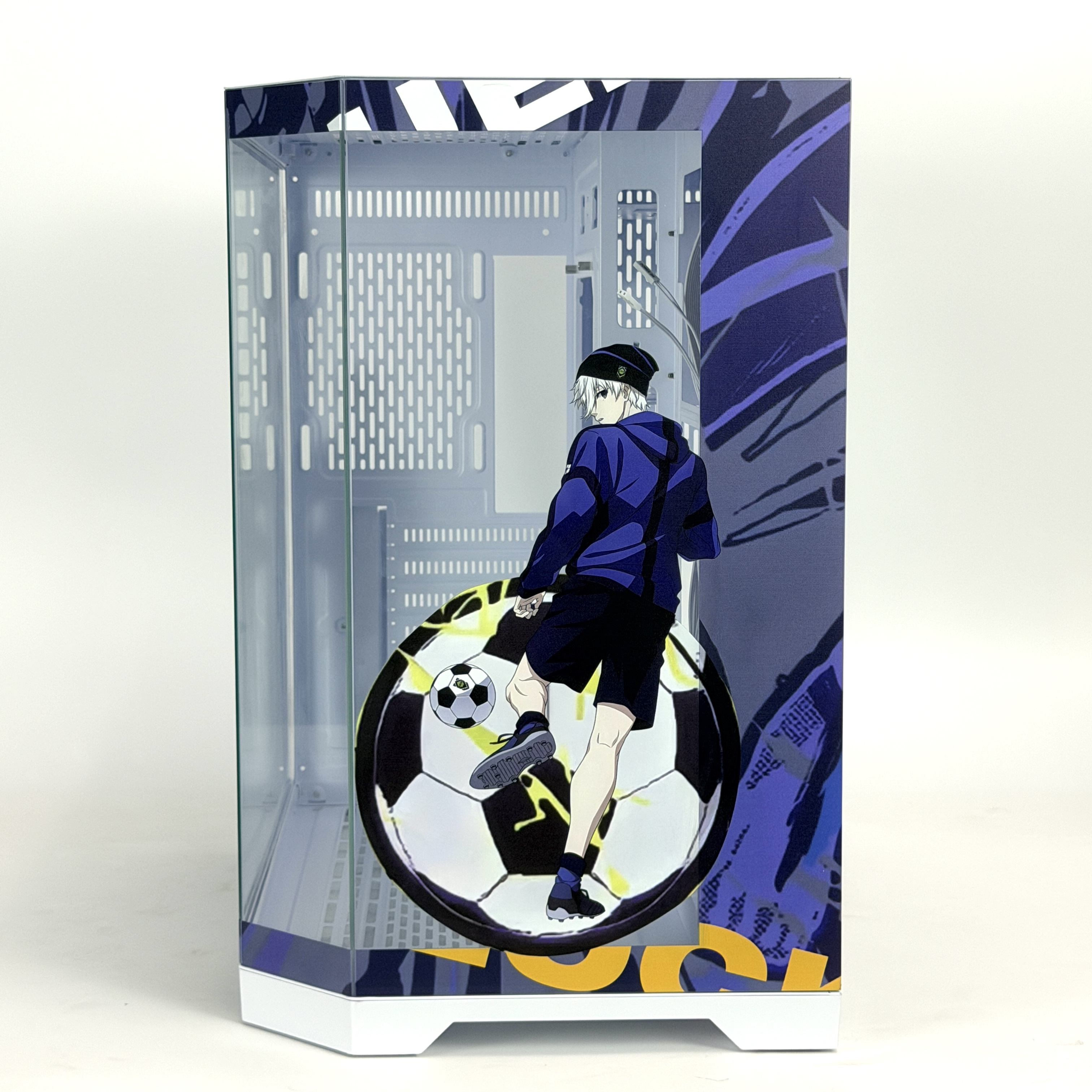 Корпус Seishiro Nagi — Blue Lock | ATX | 10 вентиляторов | Белый