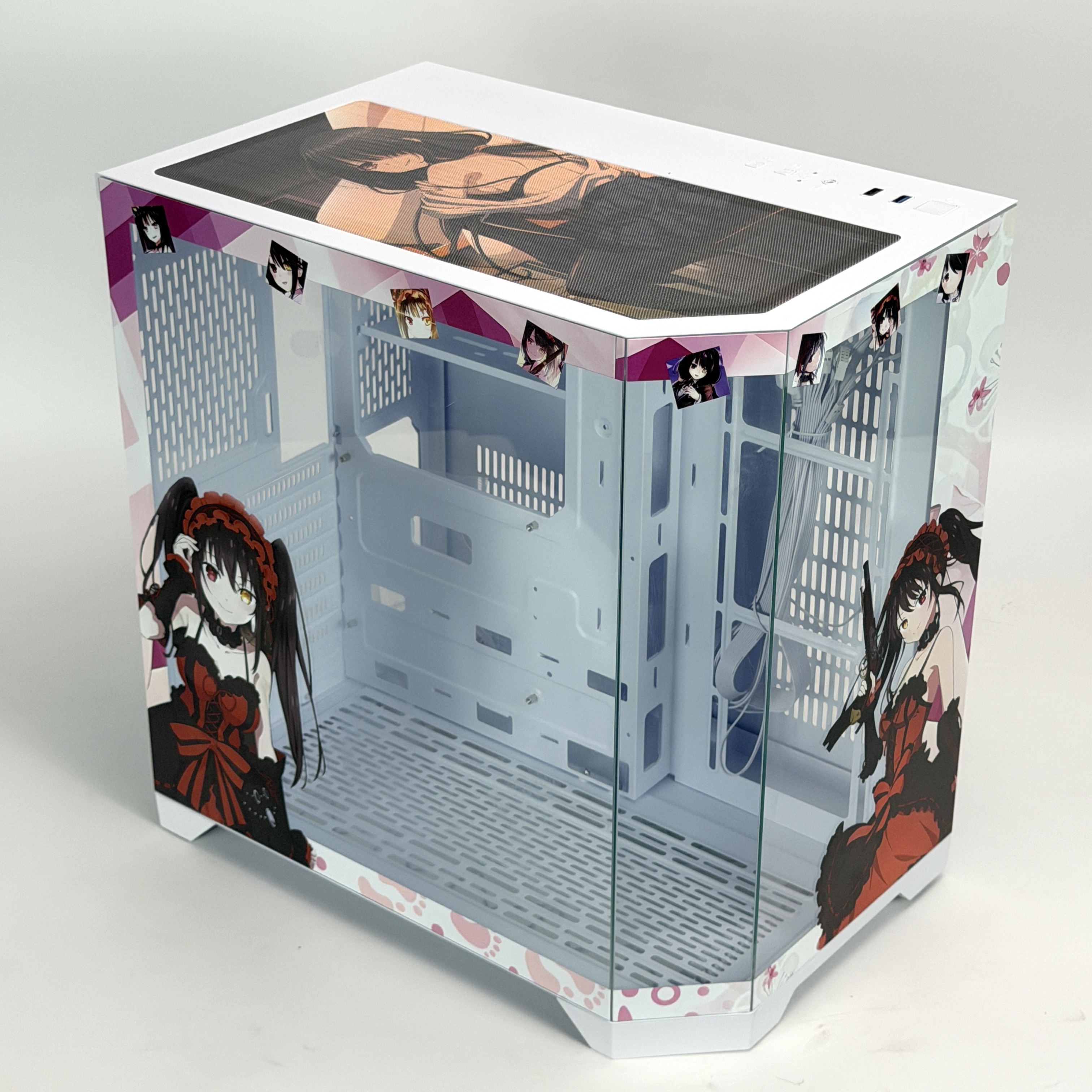 Корпус Kurumi Tokisaki — Date A Live | mini-ATX | 7 вентиляторов | Белый