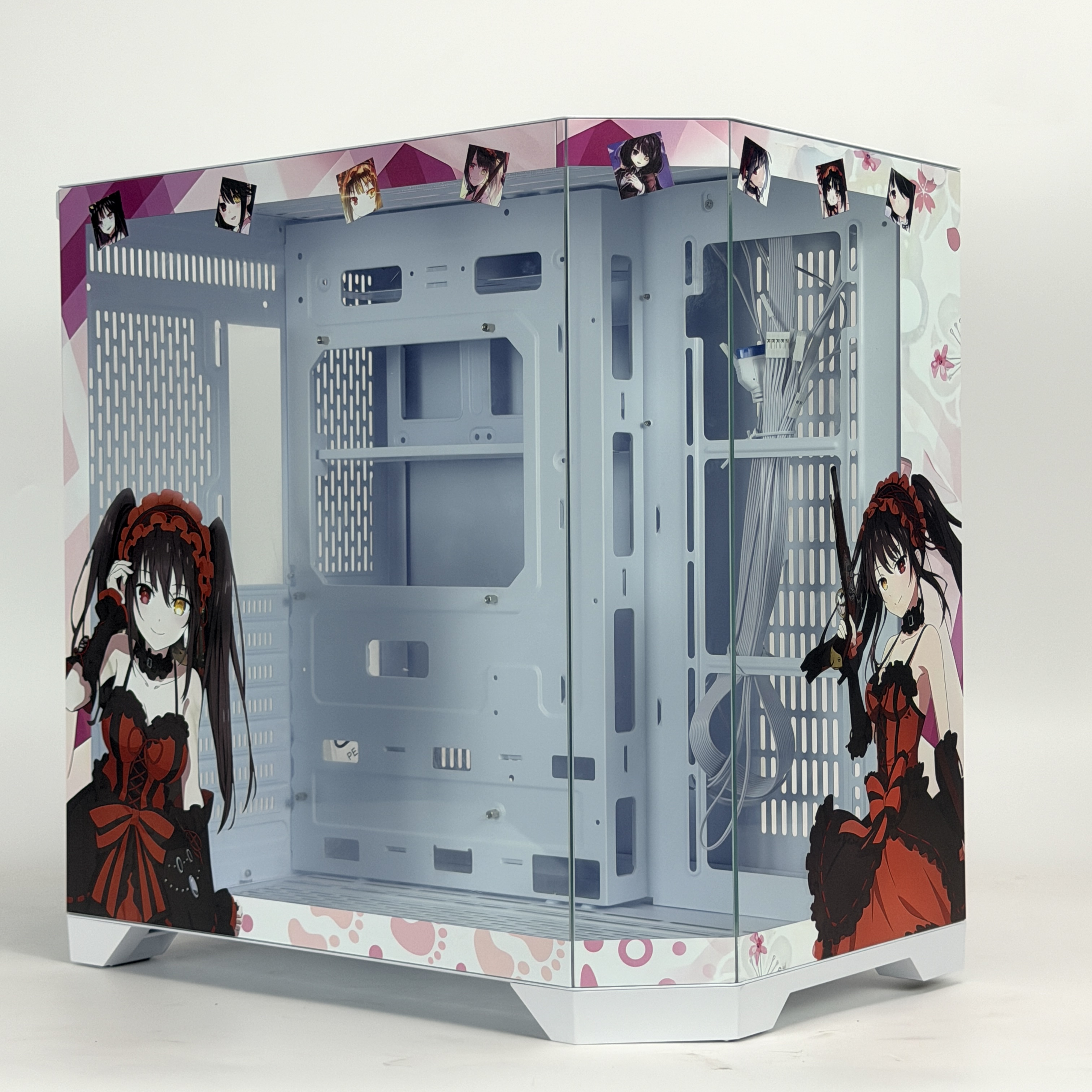 Корпус Kurumi Tokisaki — Date A Live | mini-ATX | 7 вентиляторов | Белый