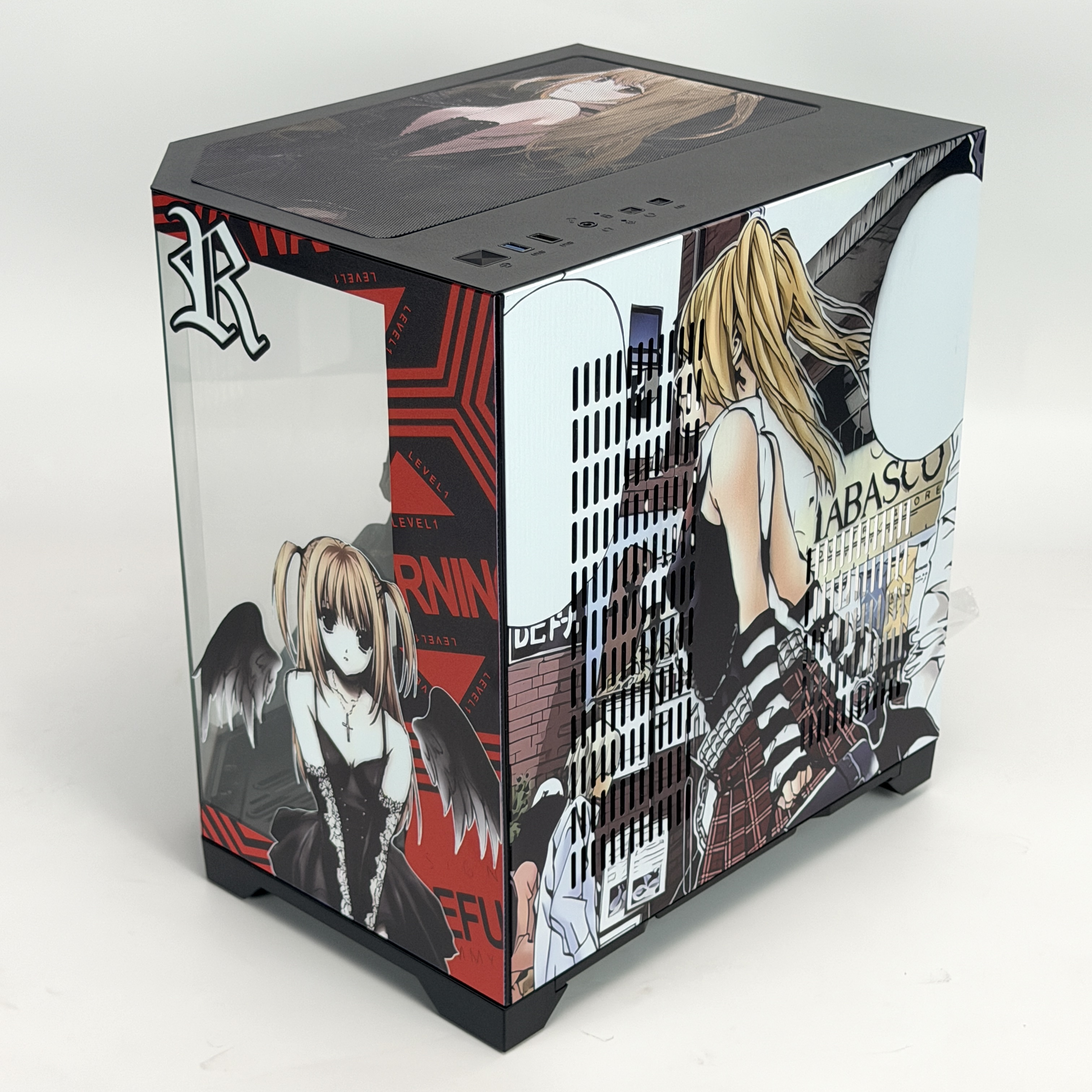 Корпус Misa Amane — Death Note | mini-ATX | 7 вентиляторов | Черный