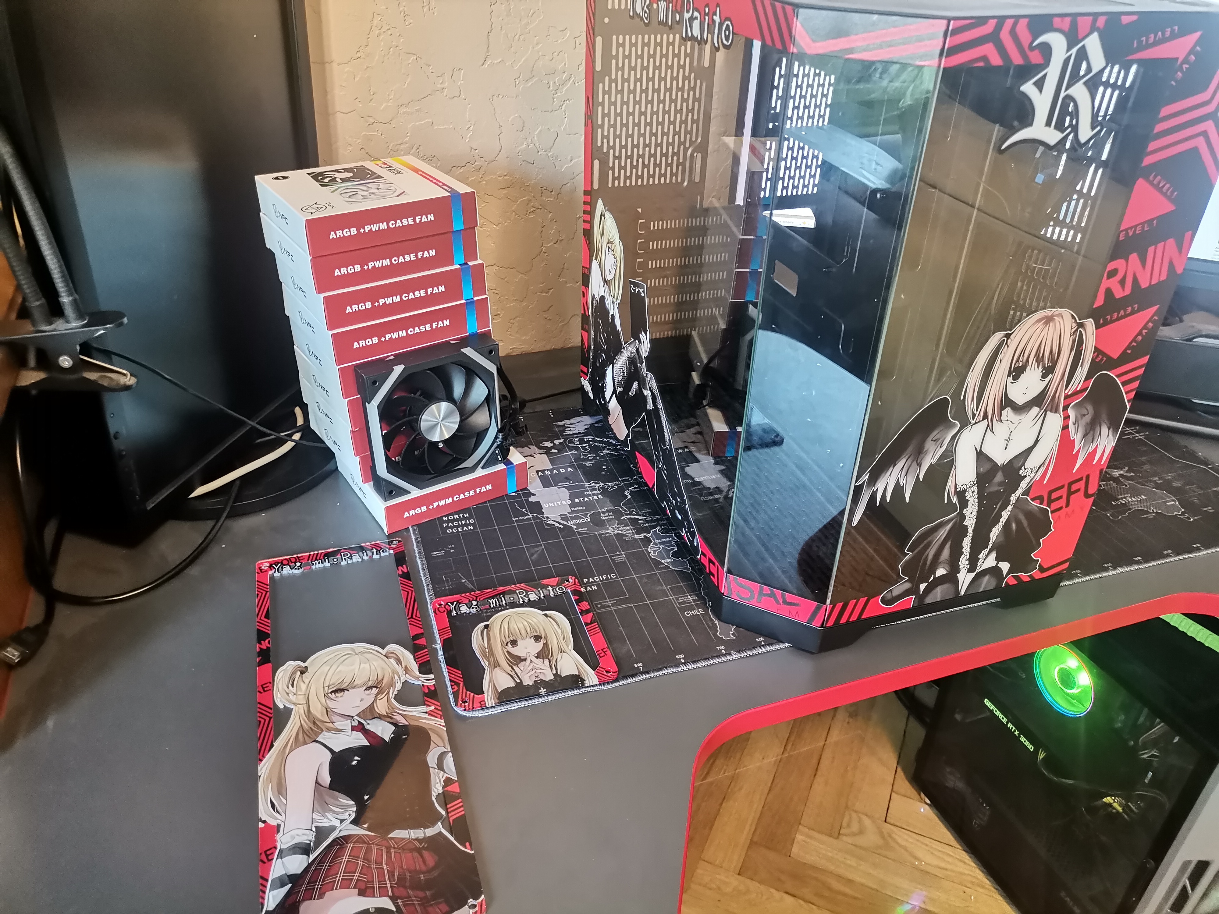 Корпус Misa Amane — Death Note | ATX | 10 вентиляторов | Черный