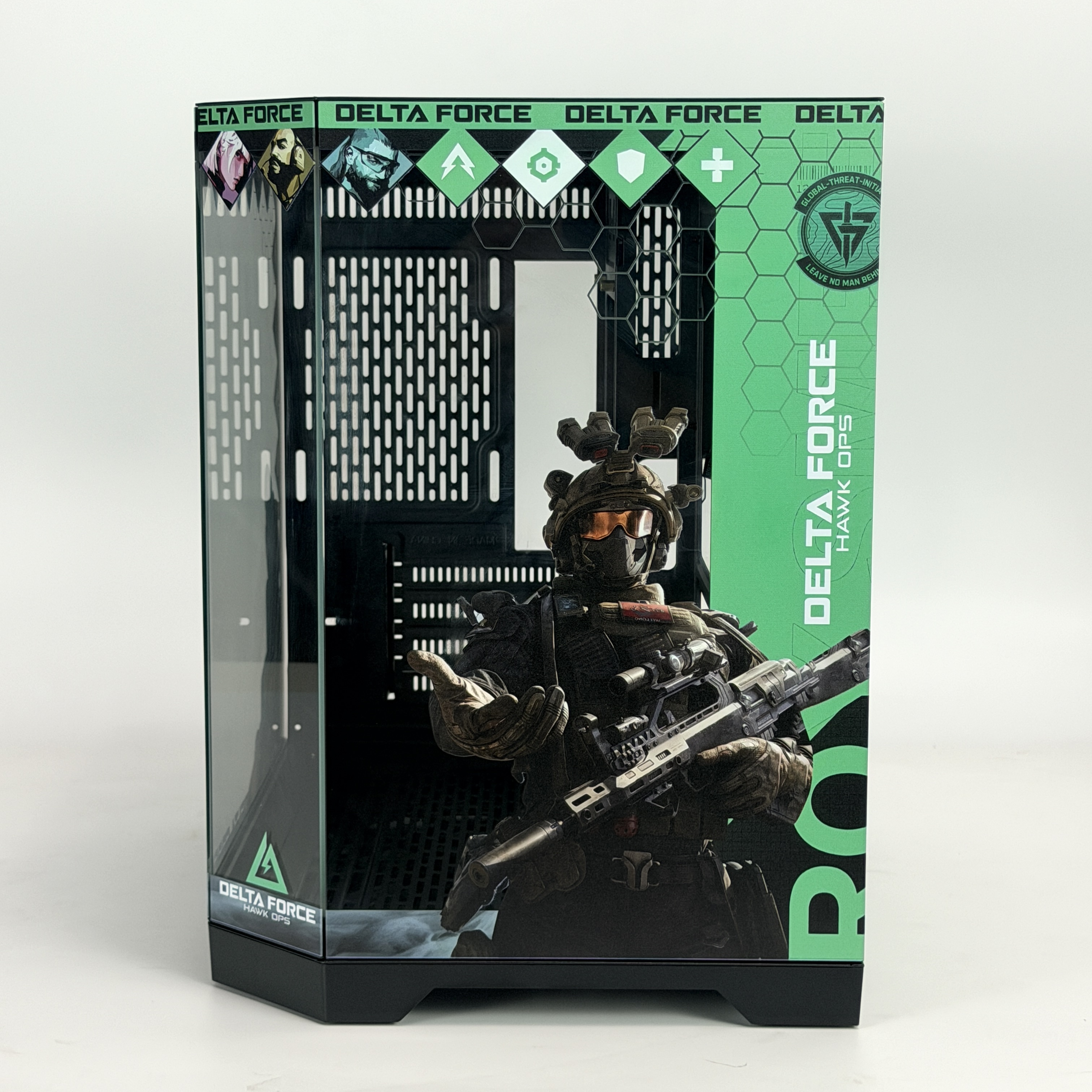 Корпус Delta Force — Hawk Ops | ATX | 10 вентиляторов | Белый