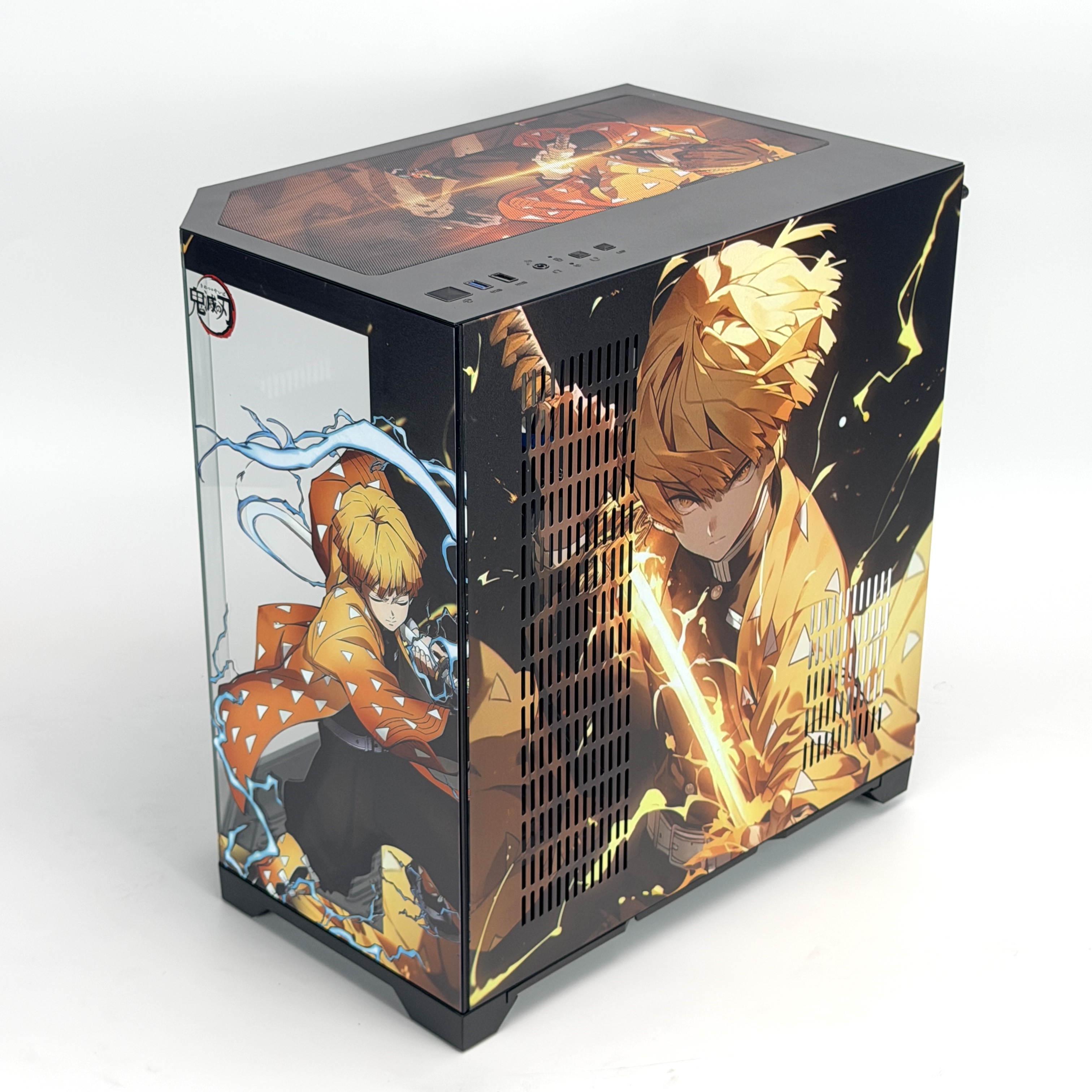 Корпус Zenitsu — Demon Slayer | mini-ATX | 7 вентиляторов | Белый