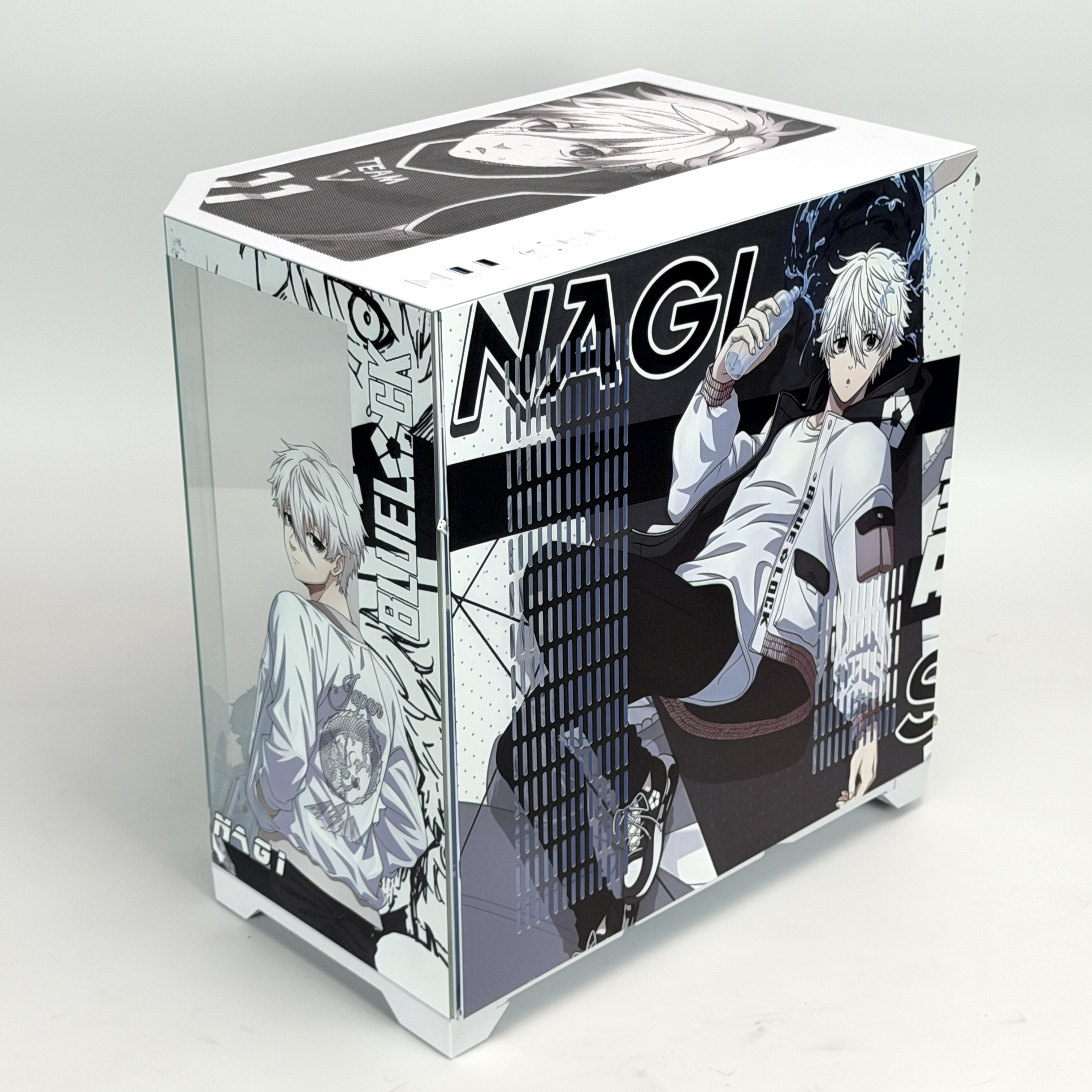 Корпус Seishiro Nagi 2 — Blue Lock | ATX | 10 вентиляторов | Белый