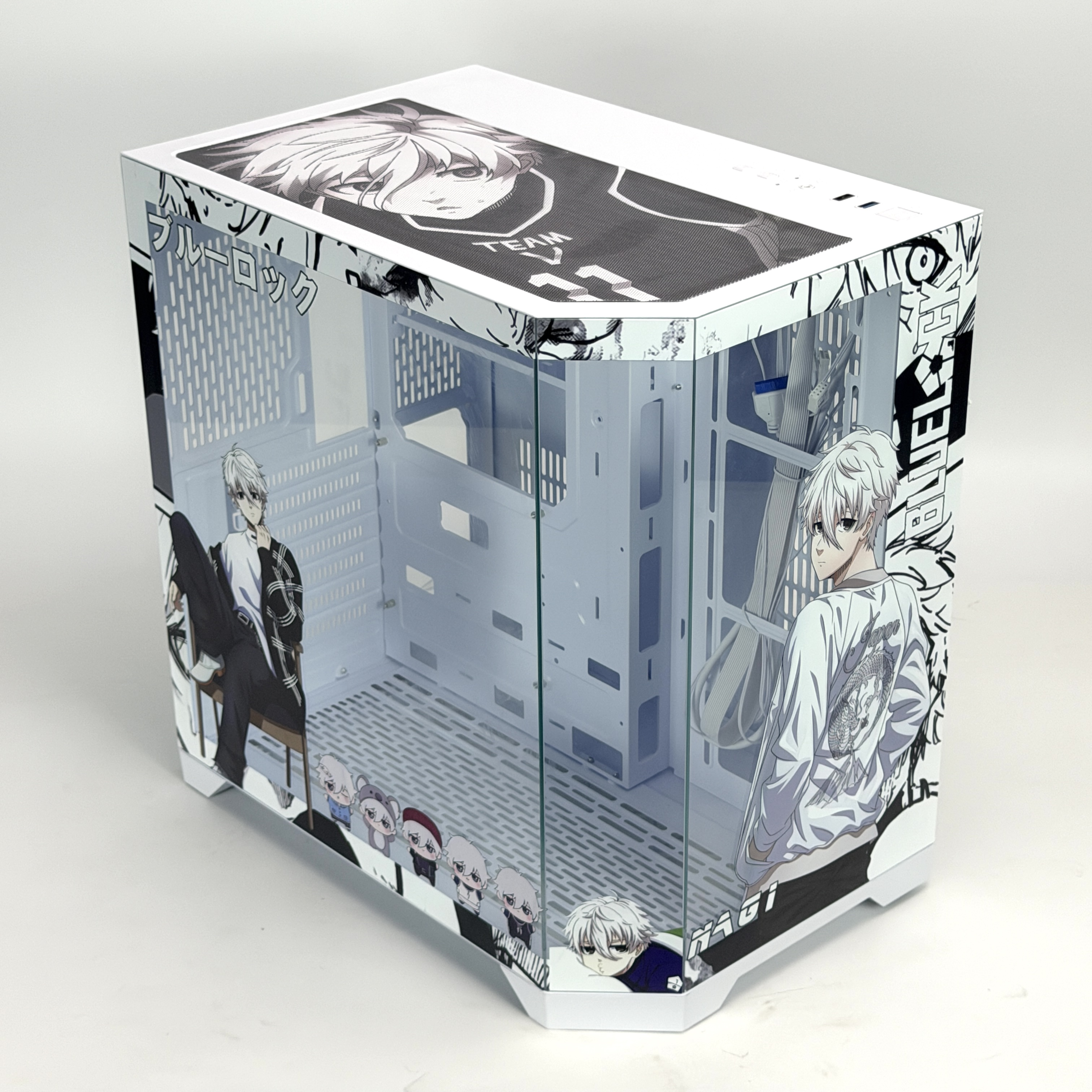 Корпус Seishiro Nagi 2 — Blue Lock | ATX | 10 вентиляторов | Белый