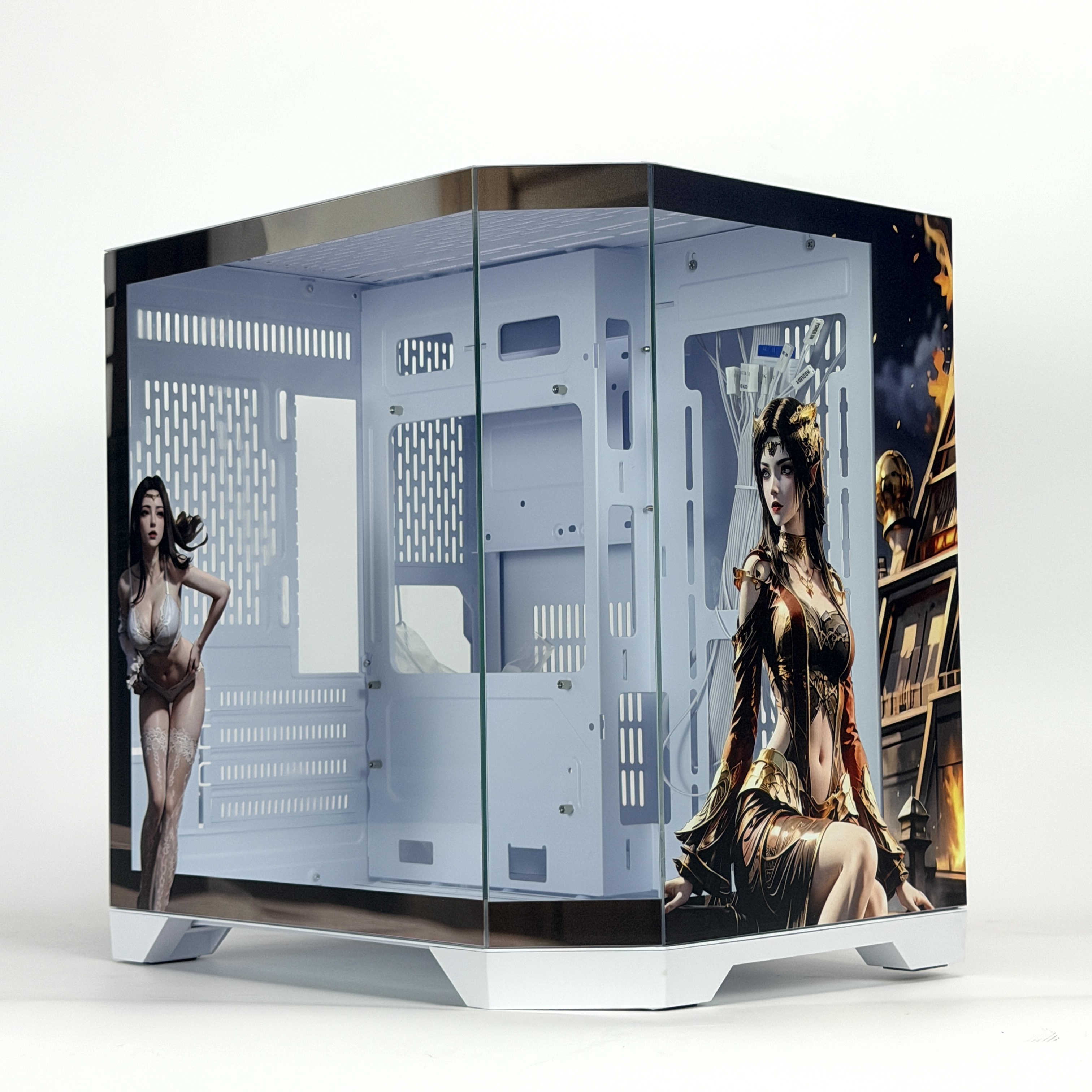 Корпус The Empress | ATX | 10 вентиляторов | Белый