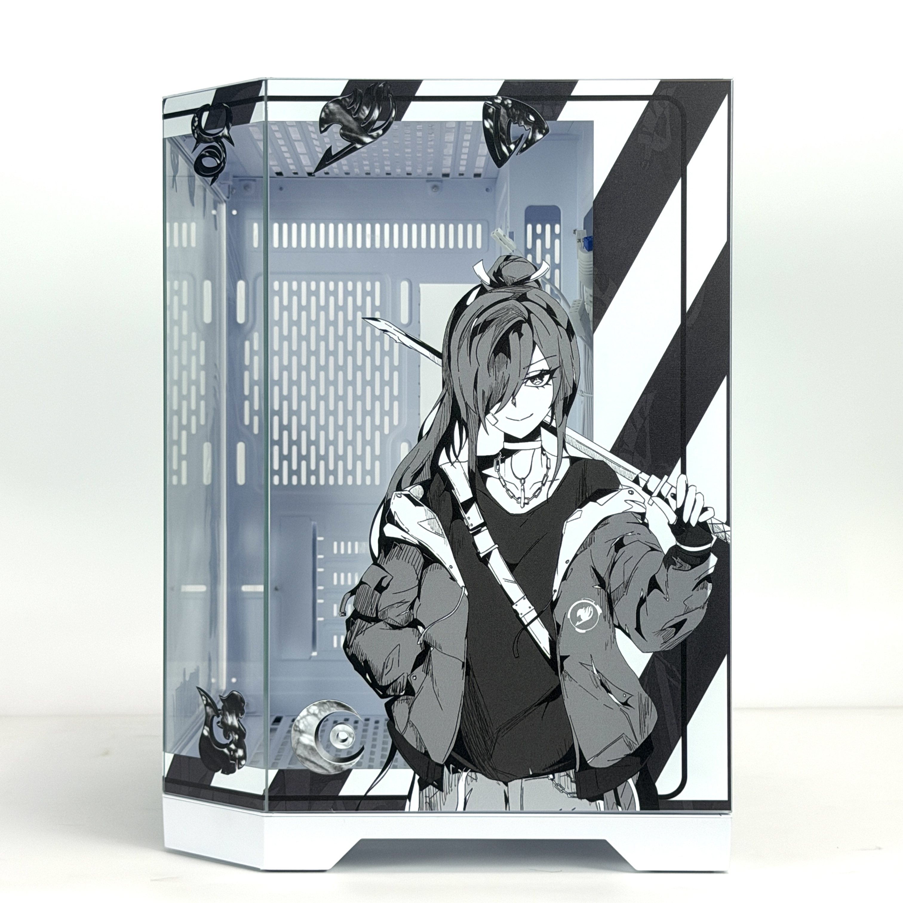 Корпус Saber — Fate/stay night | mini-ATX | 7 вентиляторов | Белый
