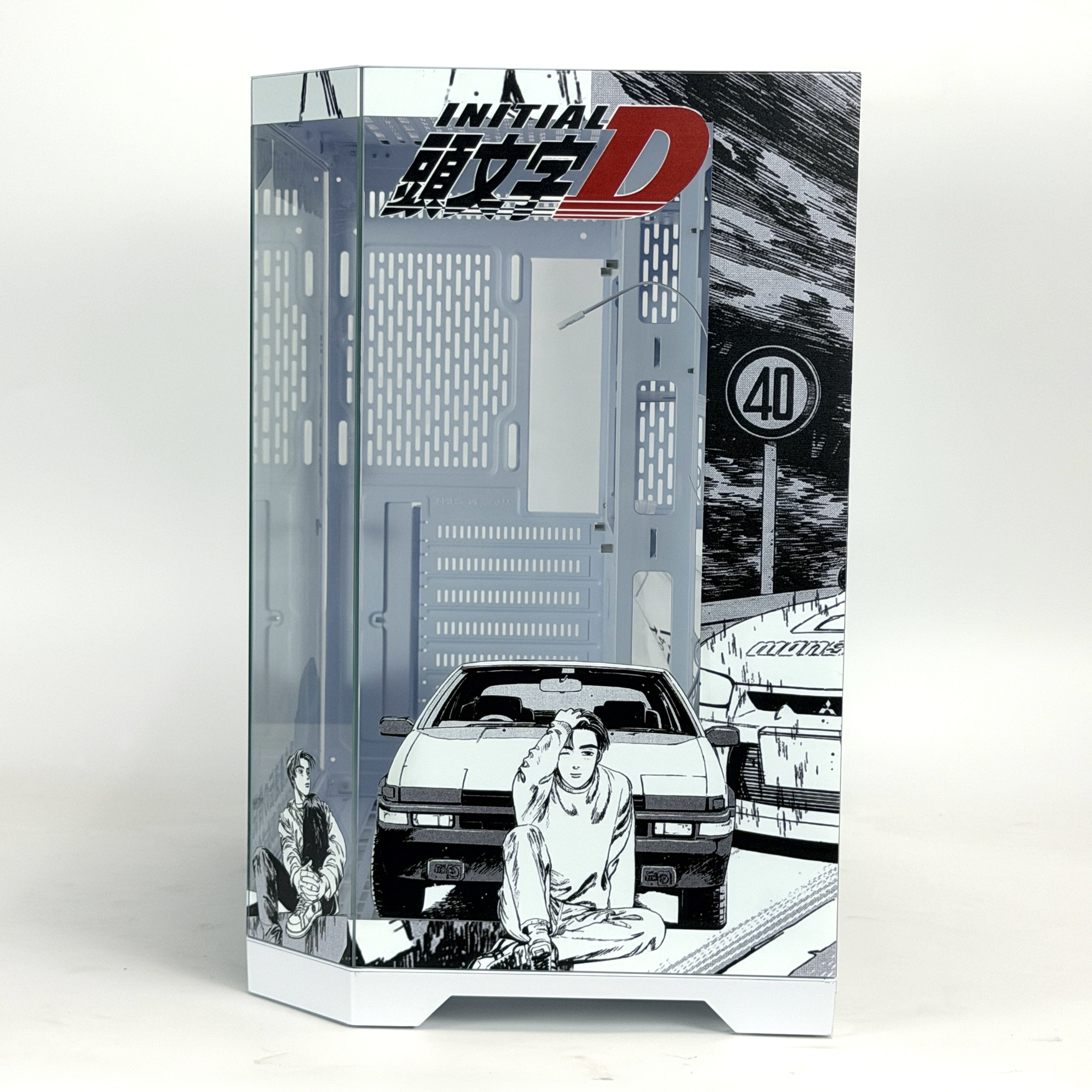 Корпус Fujiwara Tofu — Initial D | mini-ATX | 7 вентиляторов | Белый
