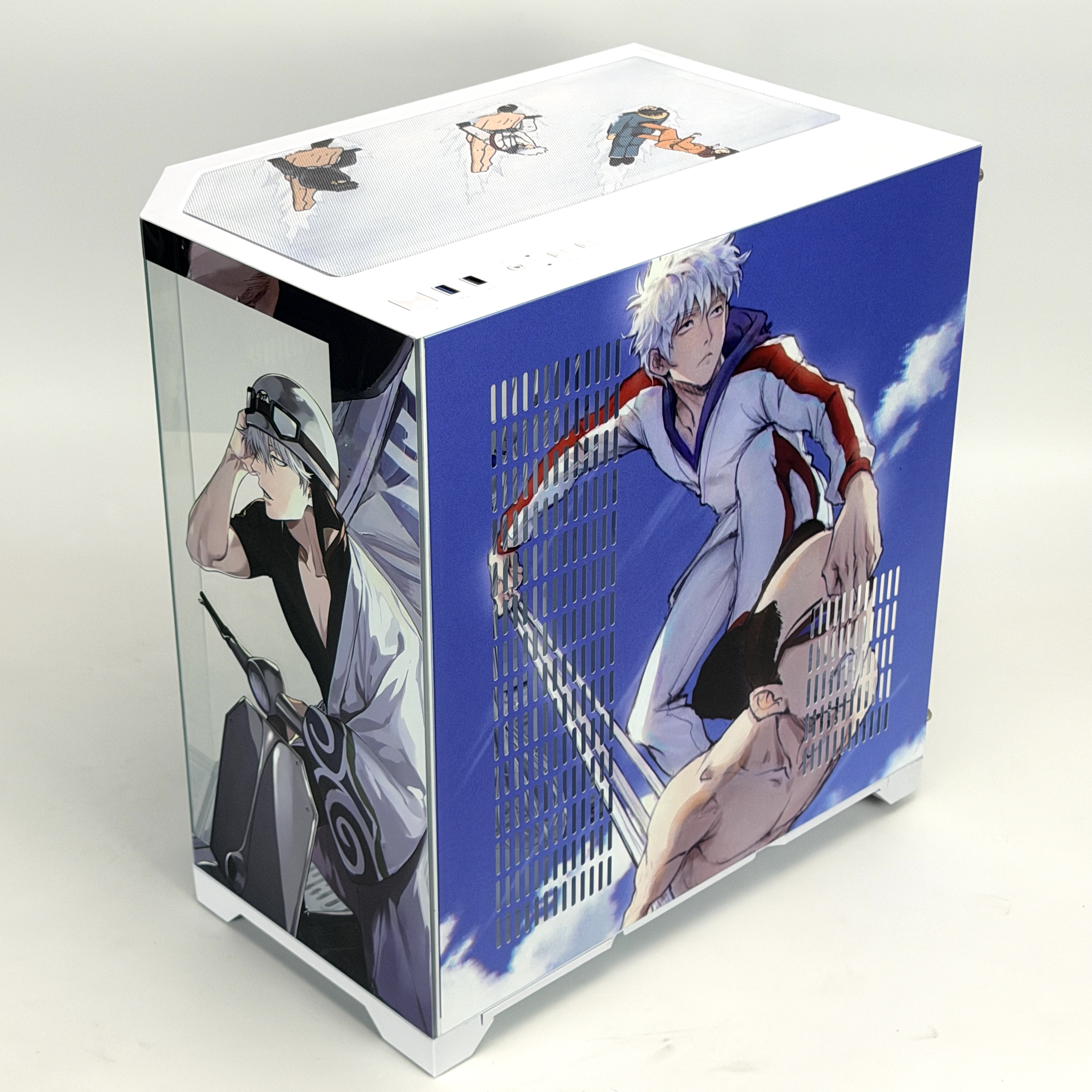 Корпус Sakata Gintoki — Gintama | mini-ATX | 7 вентиляторов | Белый