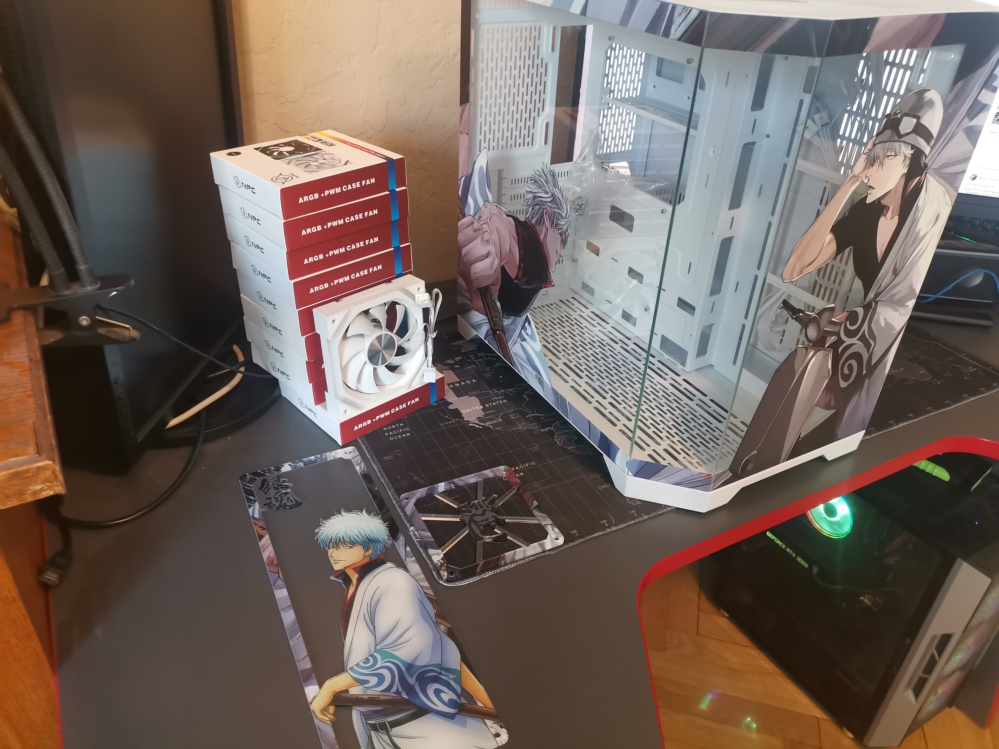 Корпус Sakata Gintoki — Gintama | ATX | 10 вентиляторов | Белый