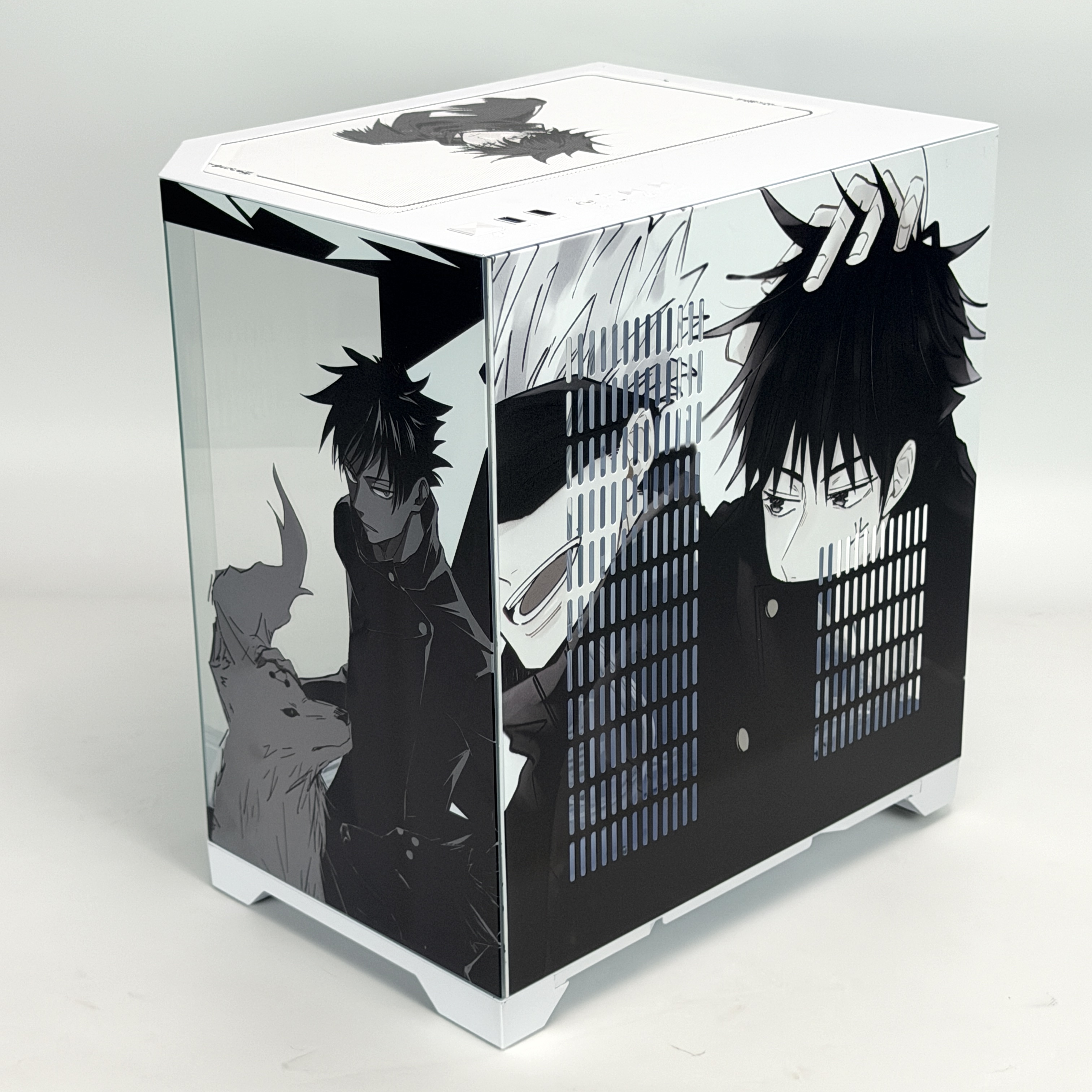 Корпус Satoru Gojo — Jujutsu Kaisen | mini-ATX | 7 вентиляторов | Белый