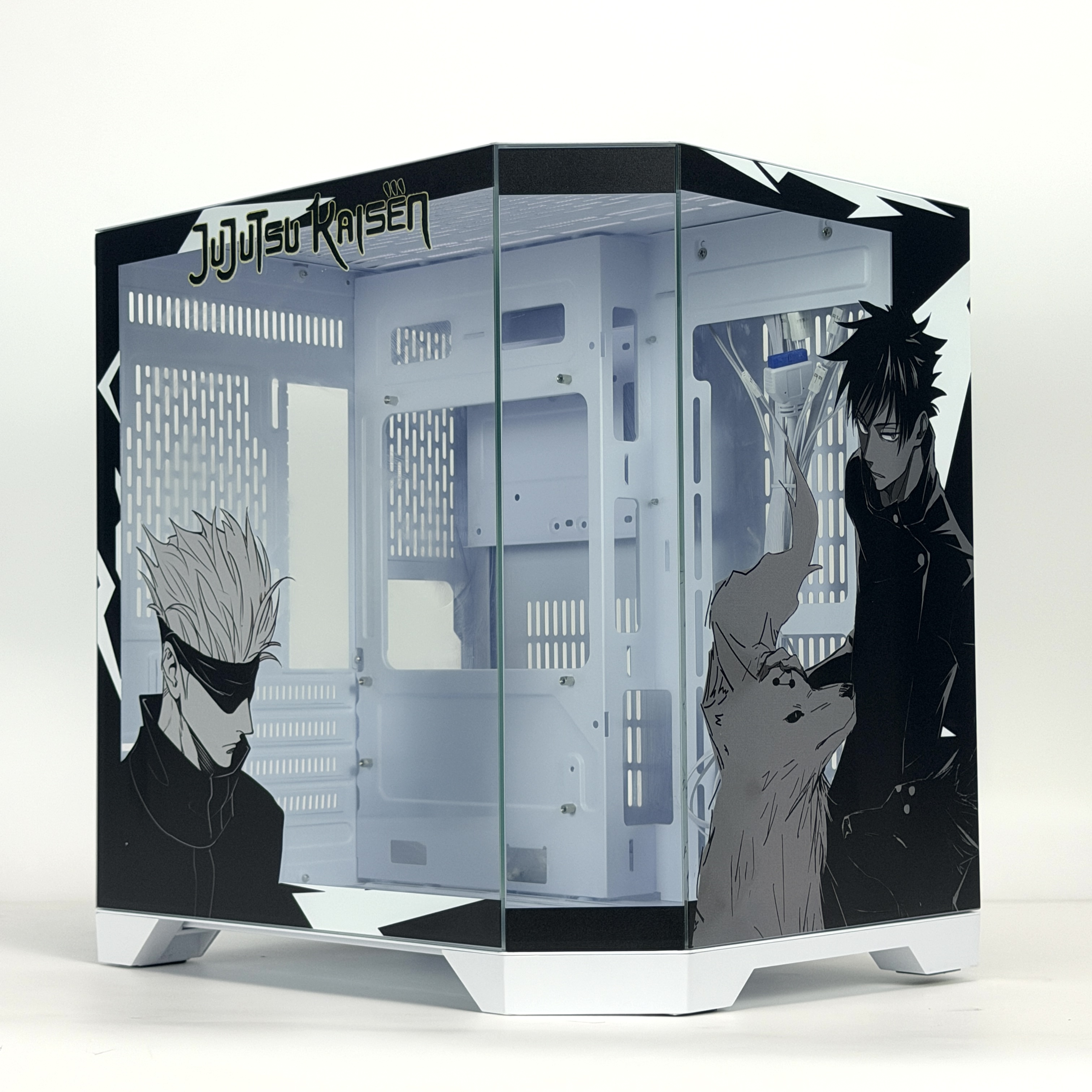 Корпус Satoru Gojo — Jujutsu Kaisen | mini-ATX | 7 вентиляторов | Белый