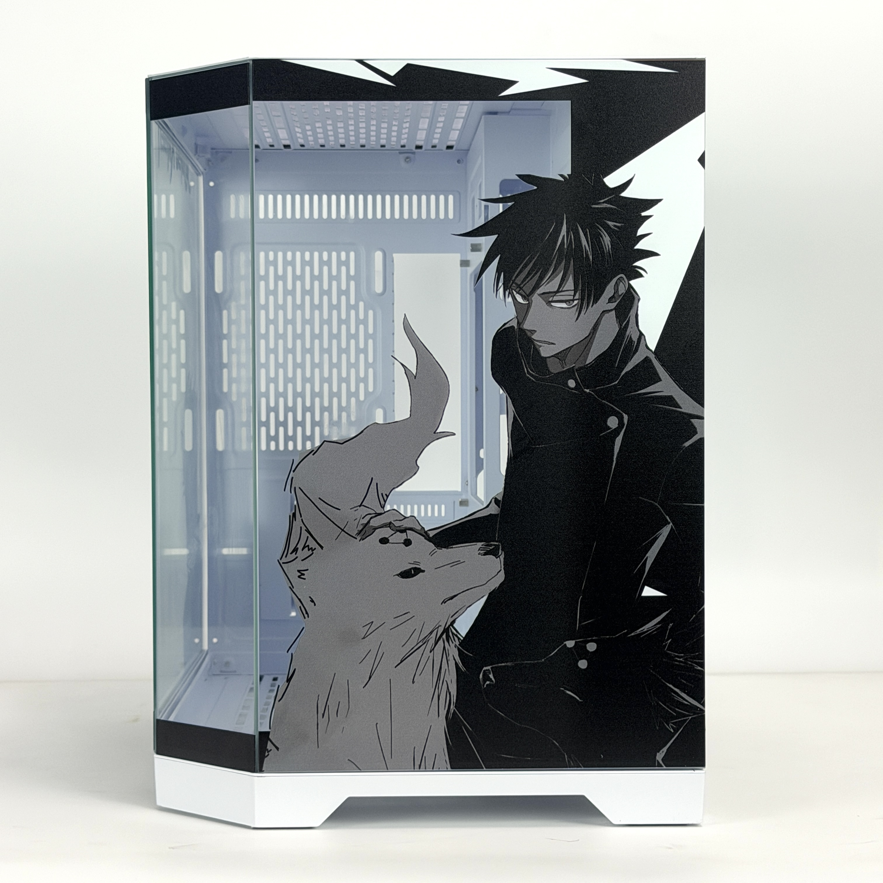 Корпус Satoru Gojo — Jujutsu Kaisen | mini-ATX | 7 вентиляторов | Белый