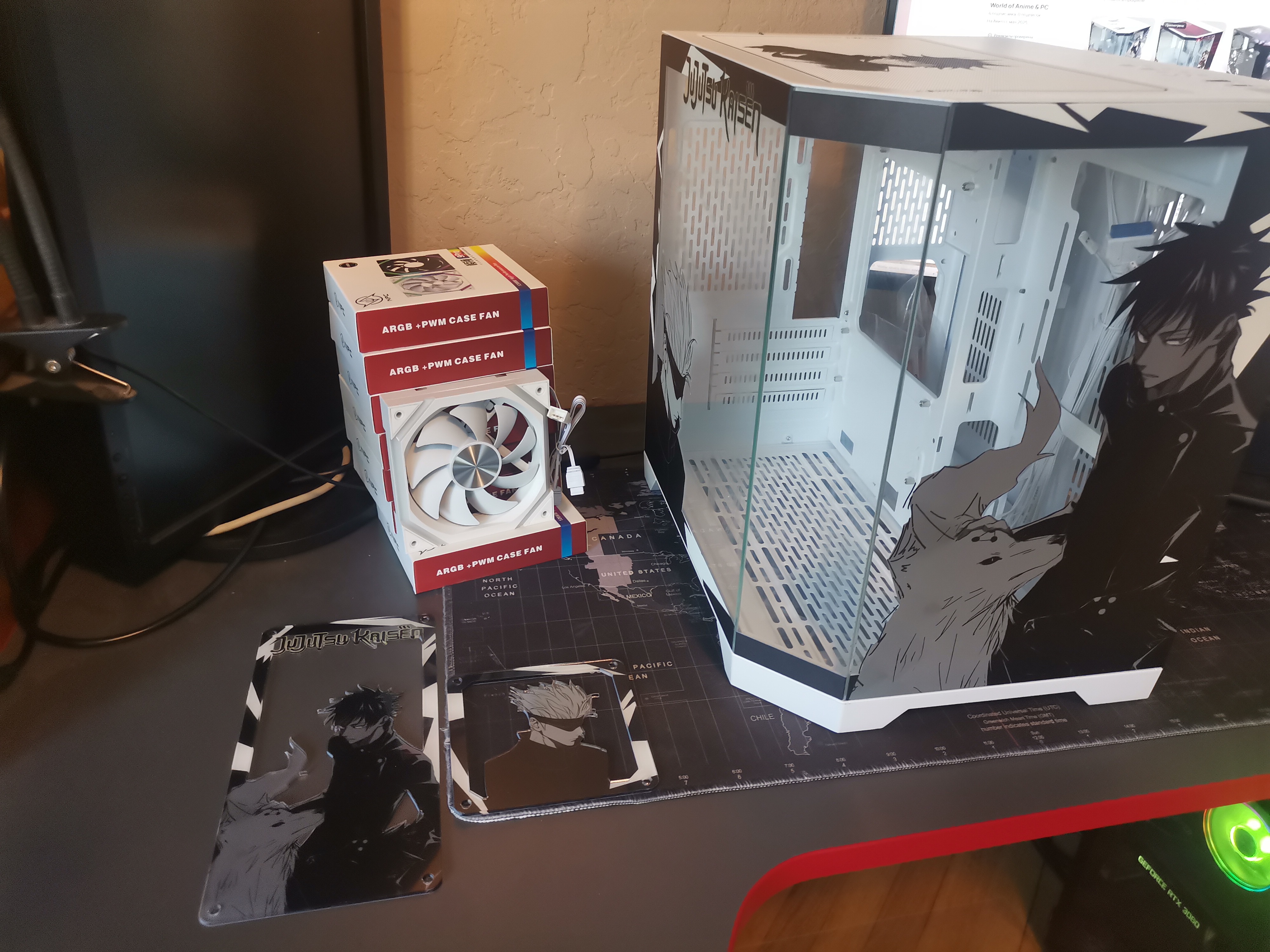 Корпус Satoru Gojo — Jujutsu Kaisen | mini-ATX | 7 вентиляторов | Белый