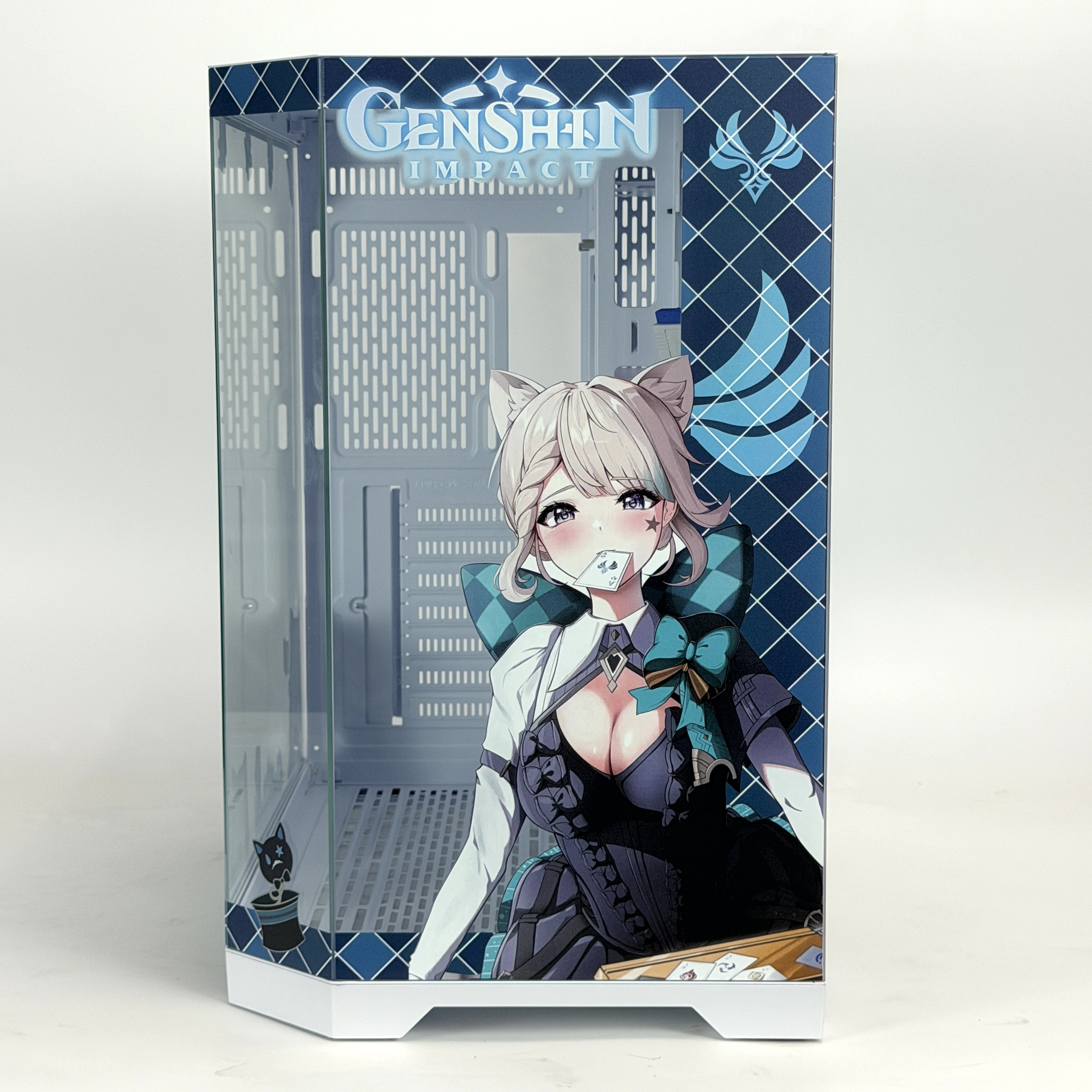 Корпус Genshin Impact | ATX | 10 вентиляторов | Белый