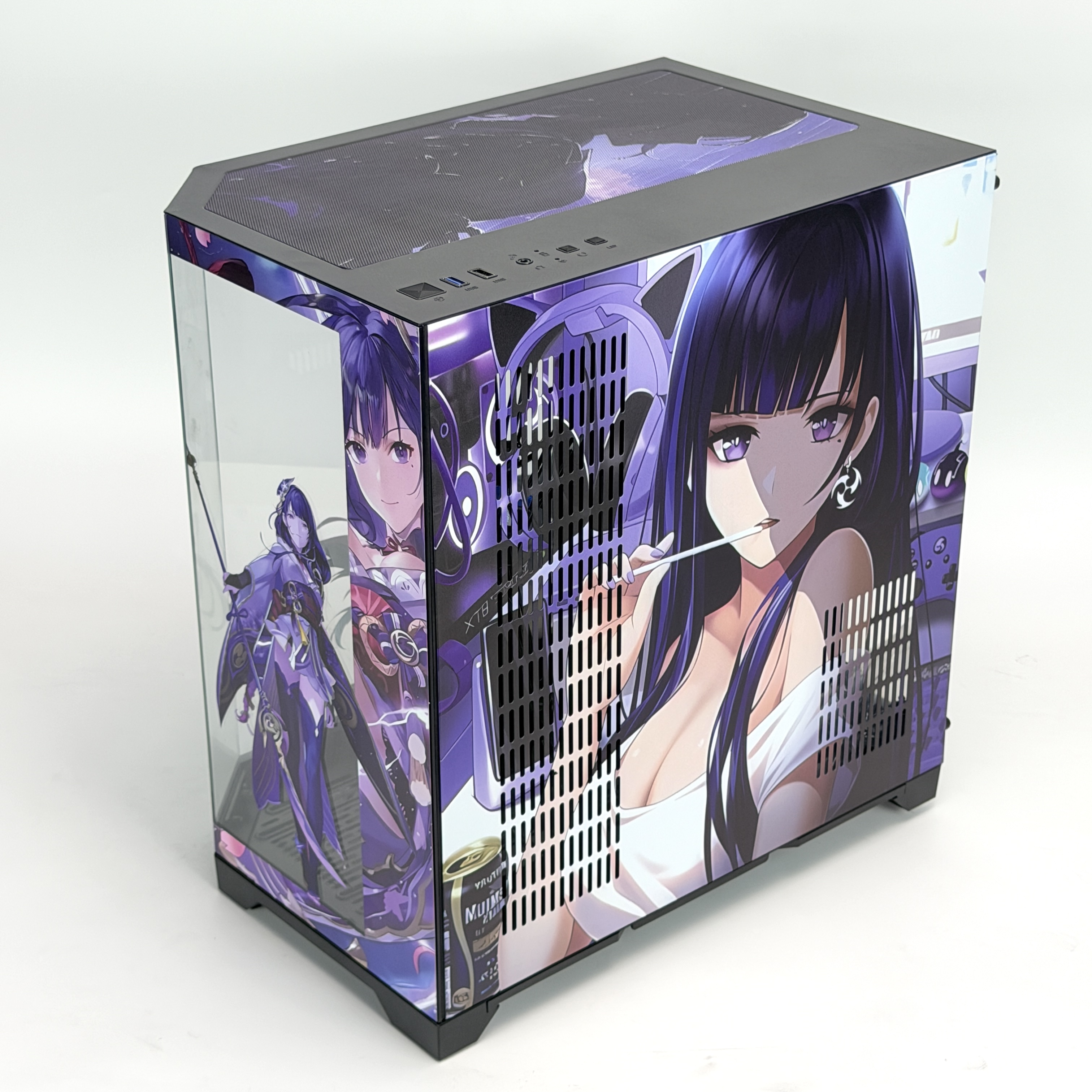 Корпус Raiden Shogun — Genshin Impact | mini-ATX | 7 вентиляторов | Белый