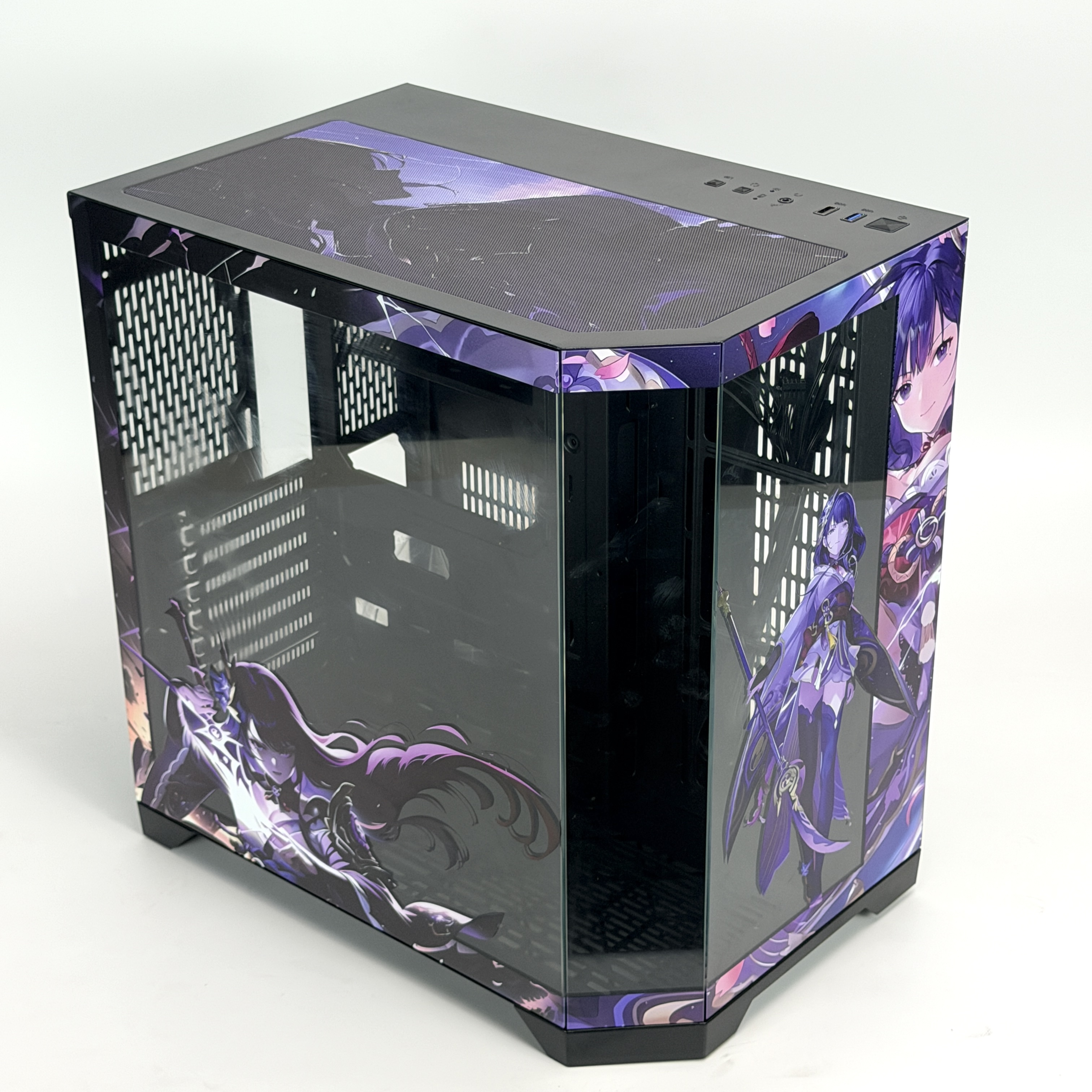 Корпус Raiden Shogun — Genshin Impact | ATX | 10 вентиляторов | Белый