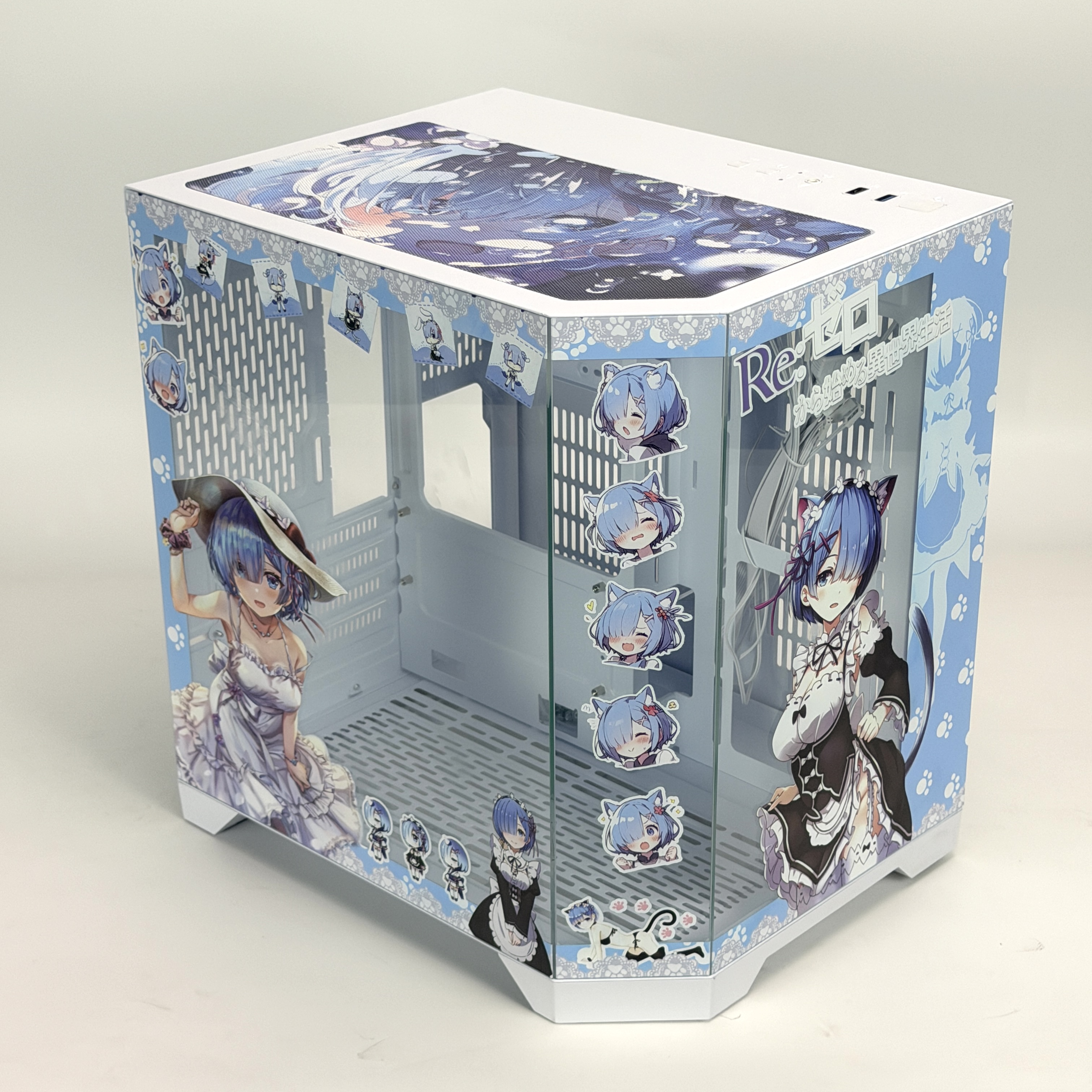 Корпус Rem — Re:Zero | mini-ATX | 7 вентиляторов | Белый
