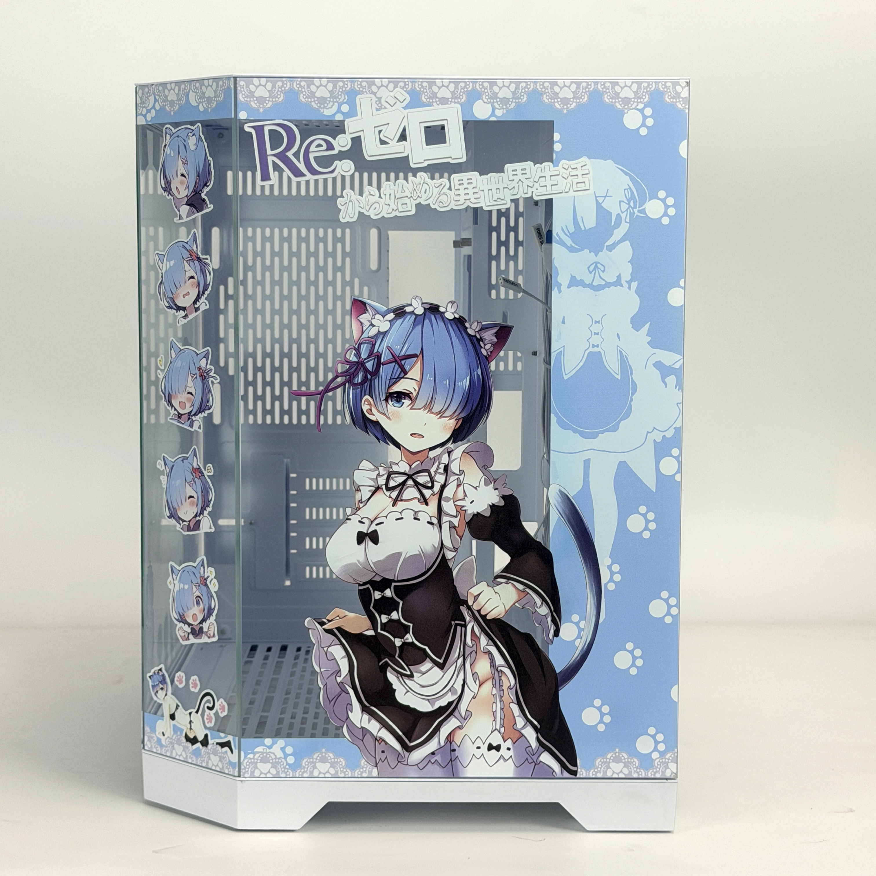 Корпус Rem — Re:Zero | mini-ATX | 7 вентиляторов | Белый