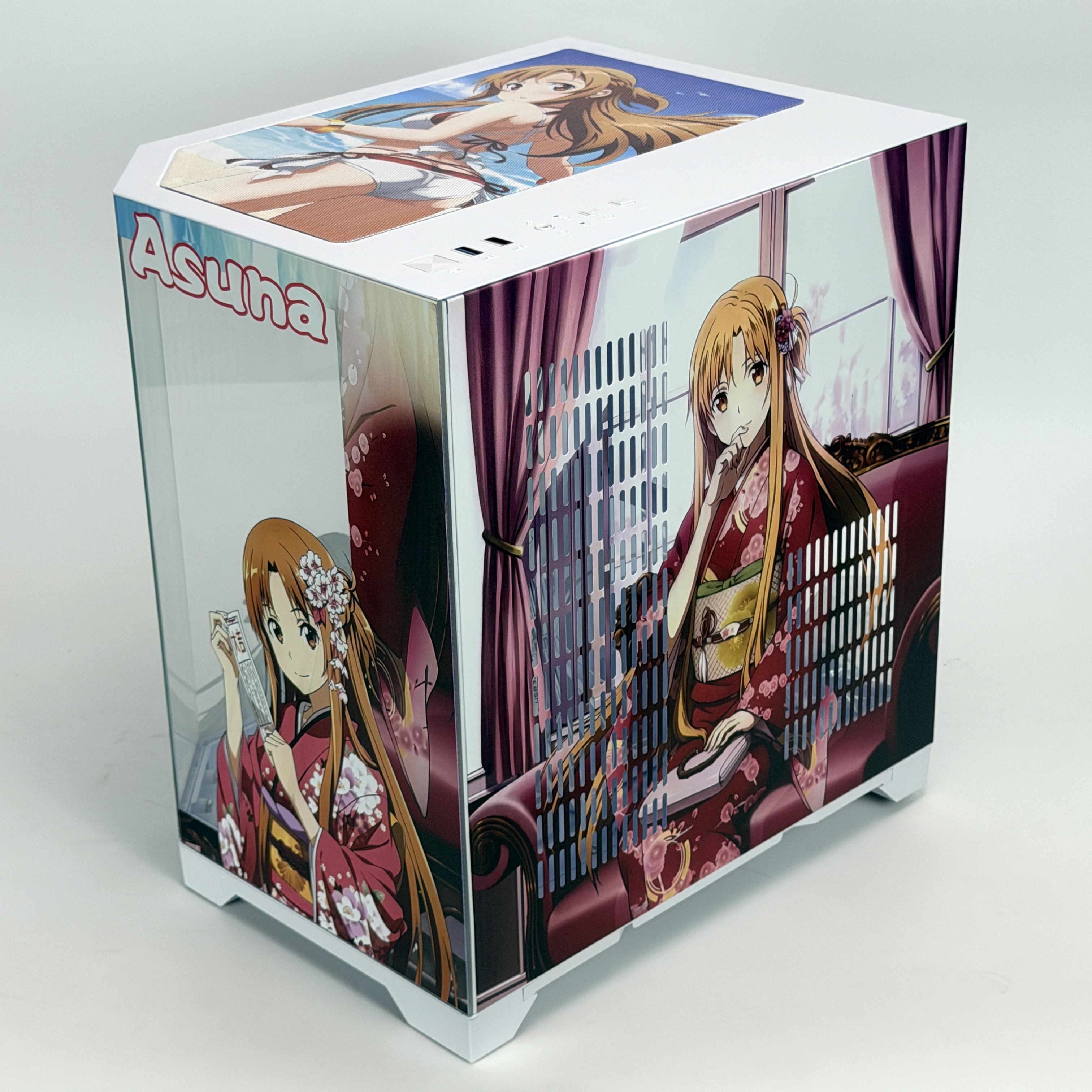 Корпус Asuna — Sword Art Online | mini-ATX | 7 вентиляторов | Белый