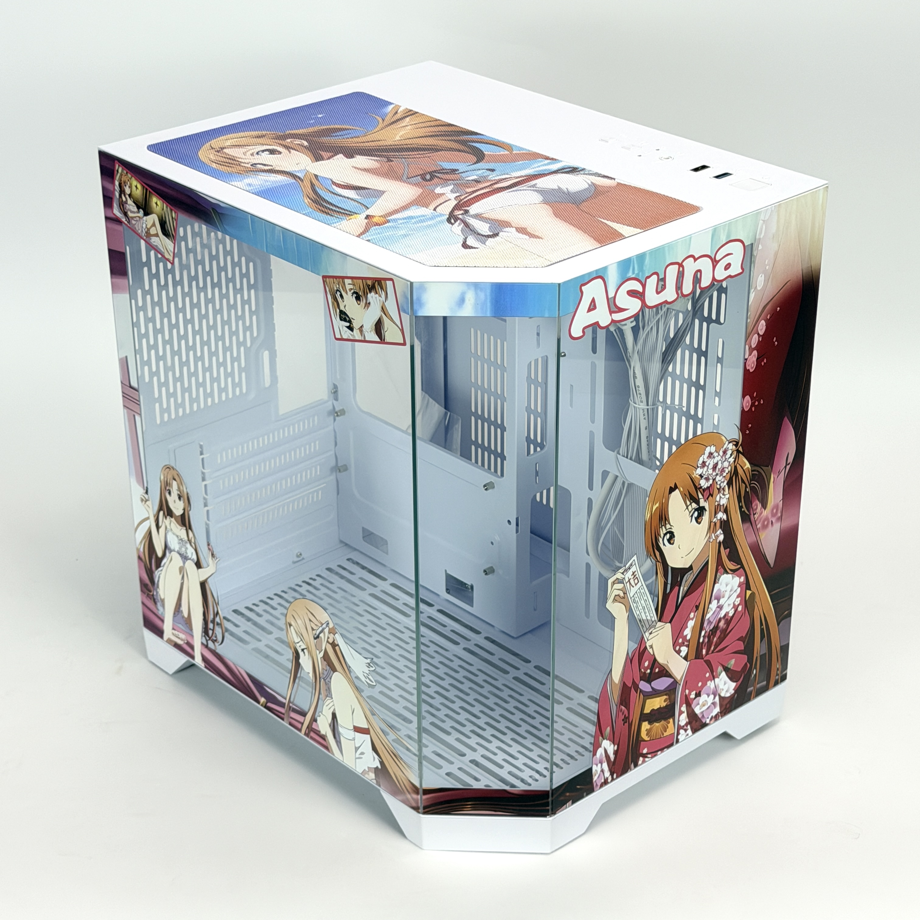 Корпус Asuna — Sword Art Online | ATX | 10 вентиляторов | Белый
