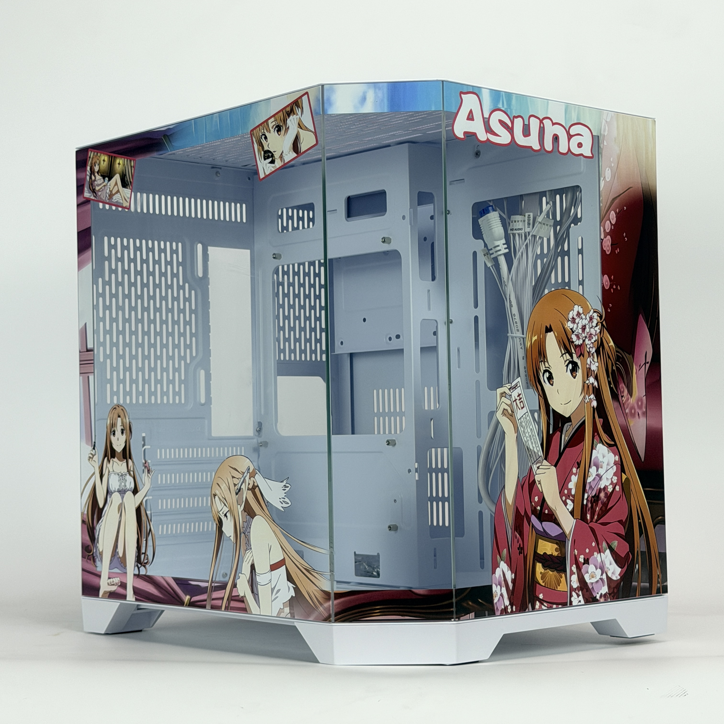 Корпус Asuna — Sword Art Online | ATX | 10 вентиляторов | Белый